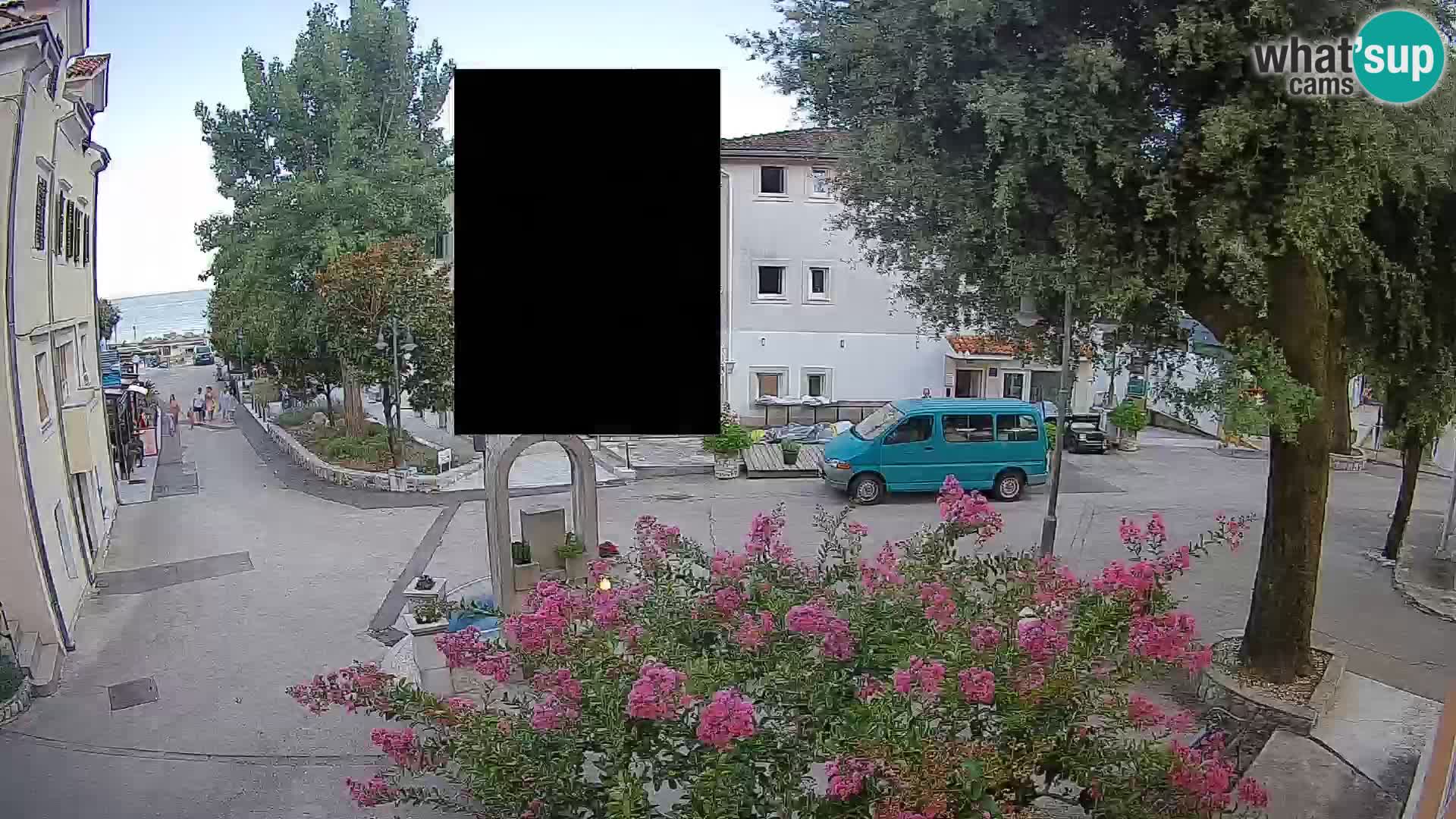 Web kamera centar Mošćeničke Drage – Pogled uživo