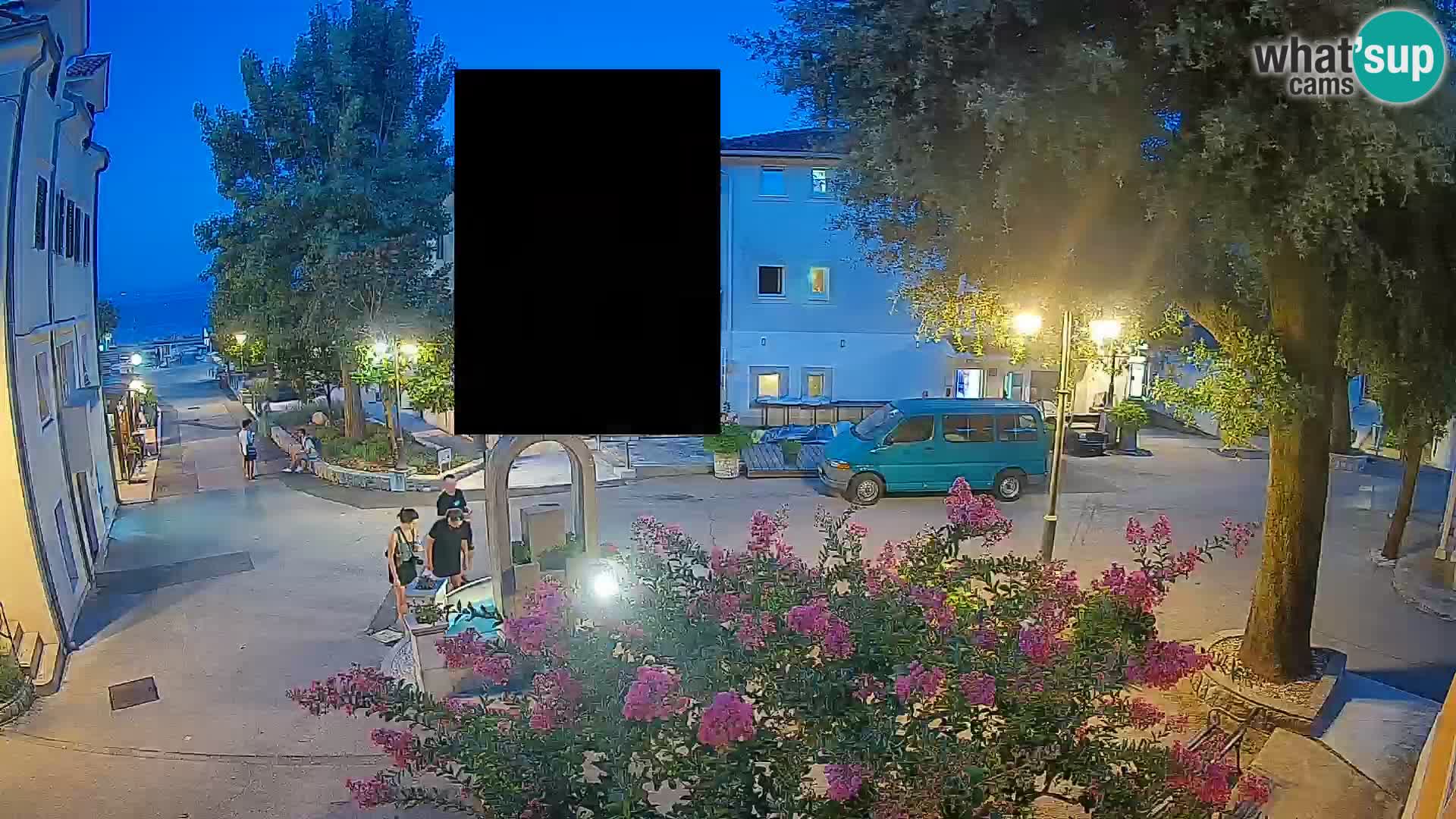 Webcam Centro Draga di Moschiena – Vista live sul centro