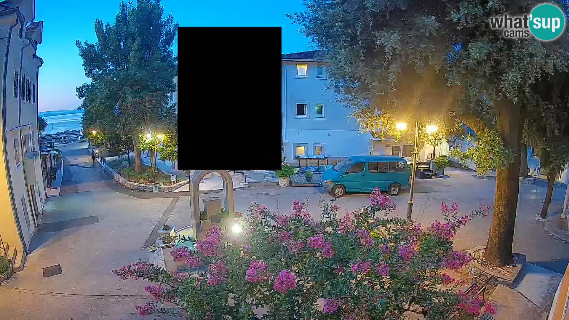 Webcam Mošćenička Draga Center – Live View of the Town Center