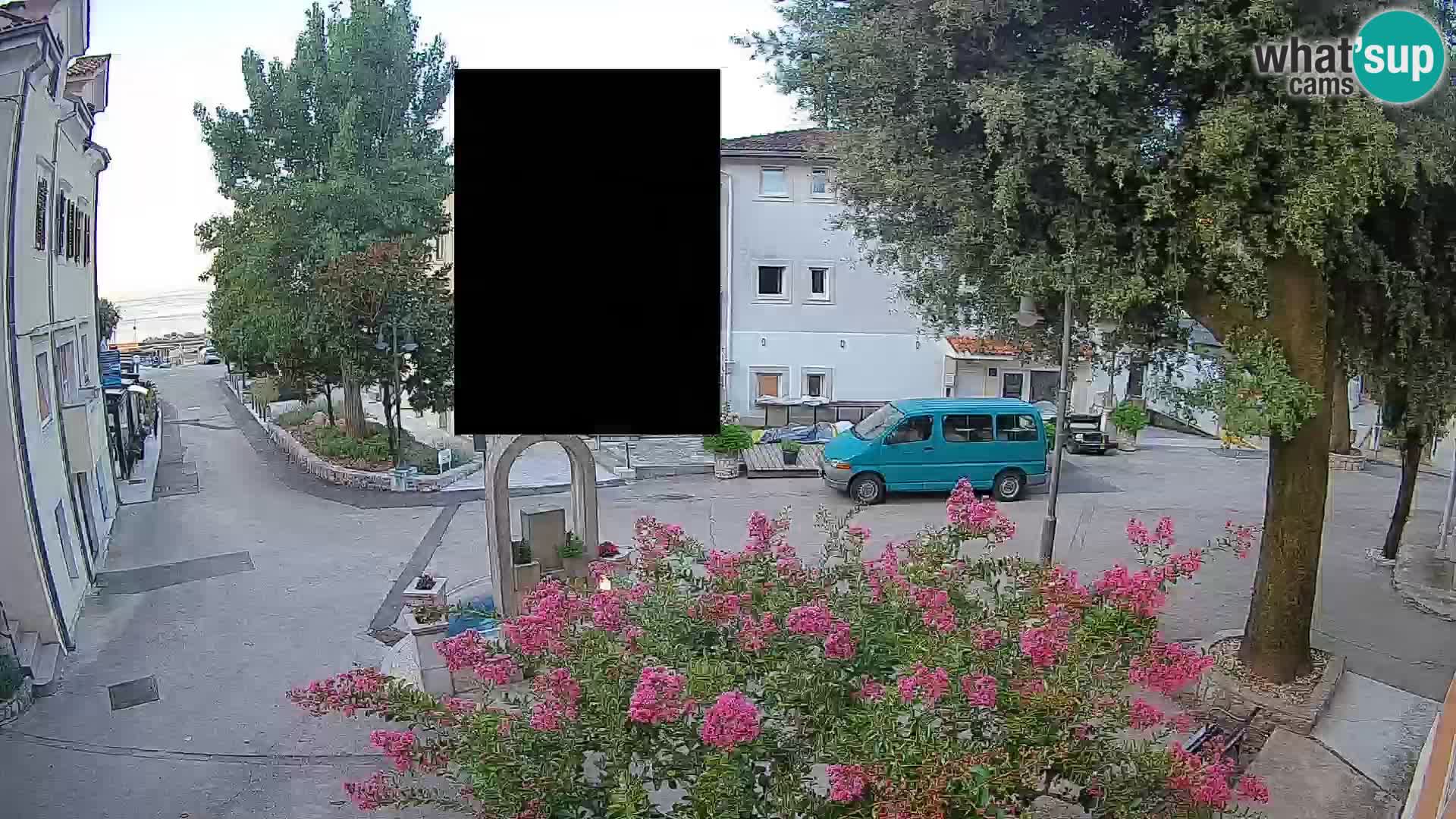 Webcam Centre de Mošćenička Draga – Vue en direct du centre-ville