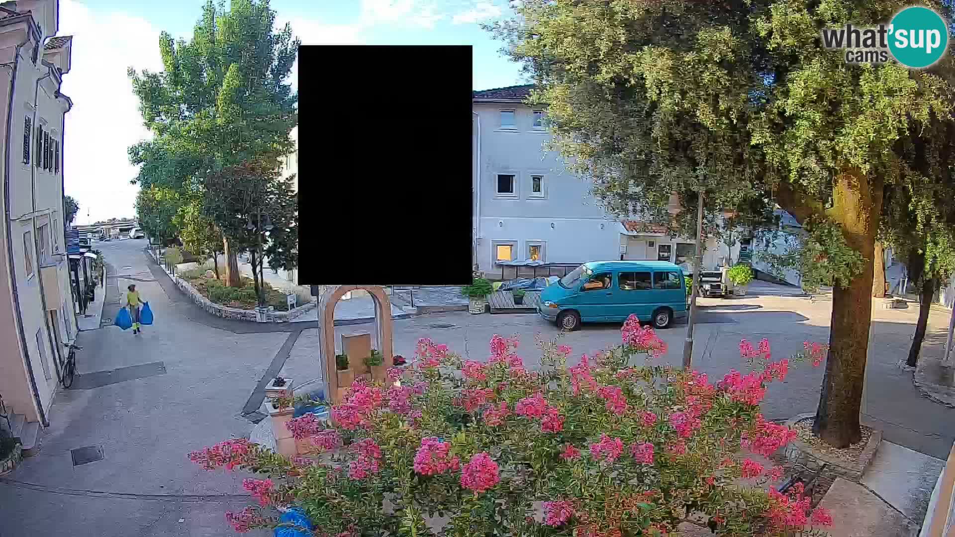 Webcam Centre de Mošćenička Draga – Vue en direct du centre-ville