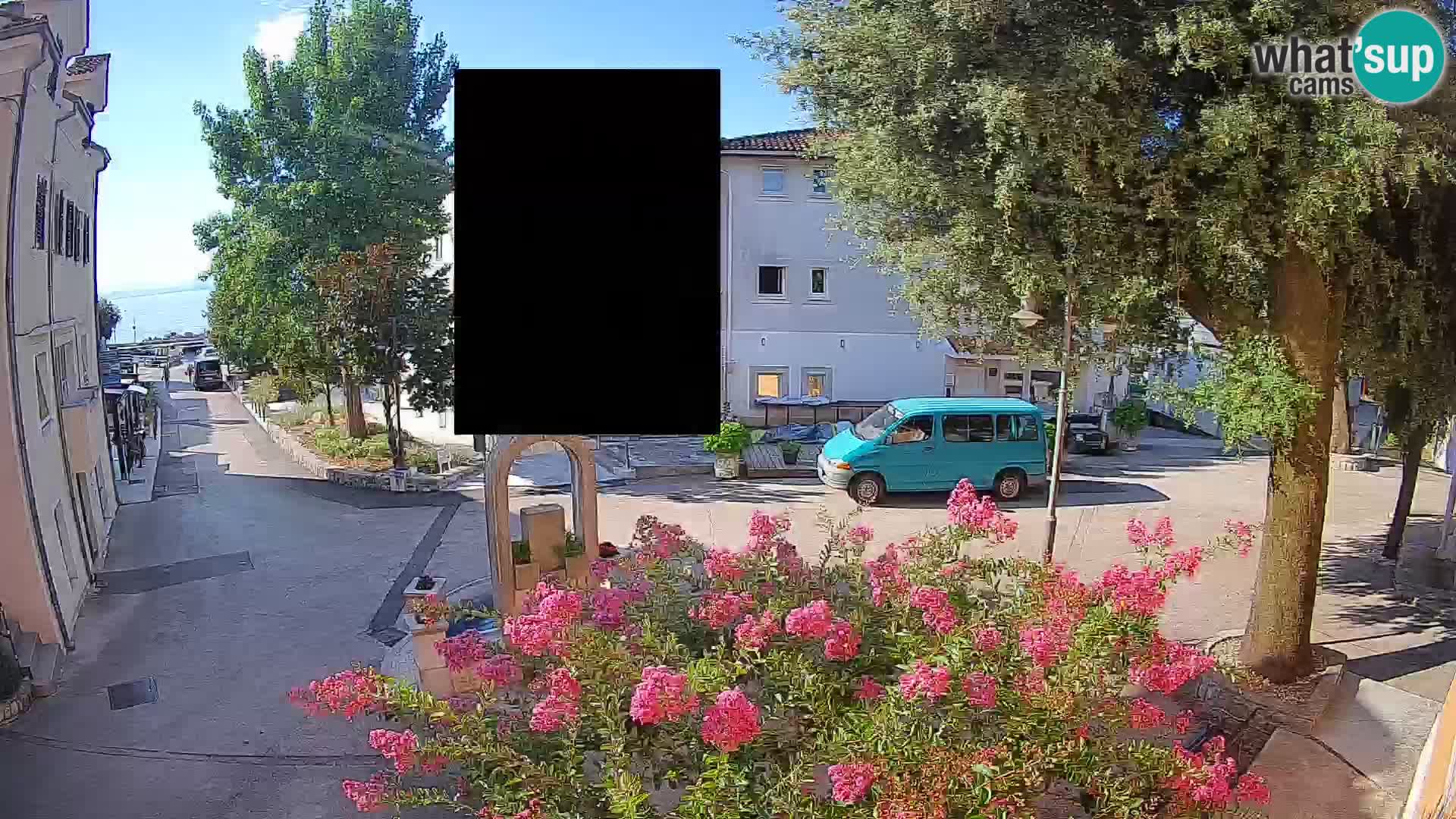 Webcam Mošćenička Draga Zentrum – Liveblick auf das Ortszentrum