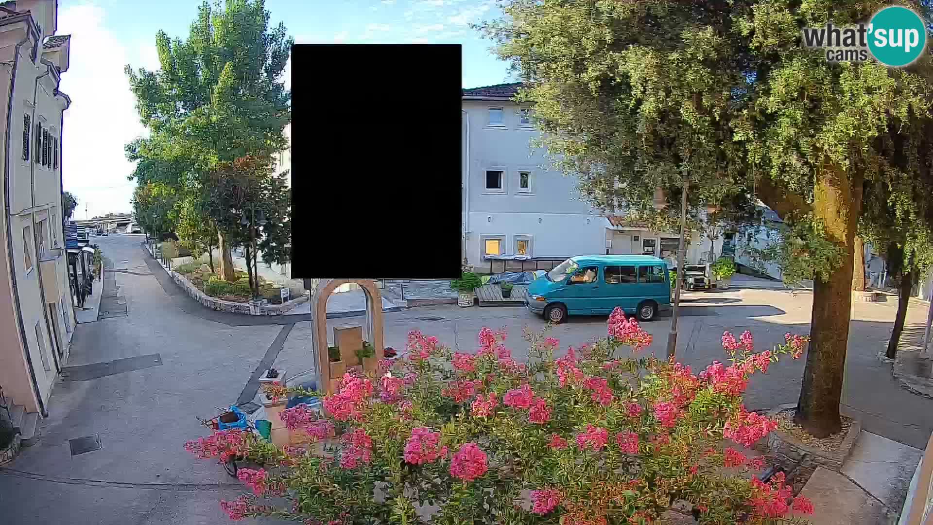 Webcam Mošćenička Draga Zentrum – Liveblick auf das Ortszentrum