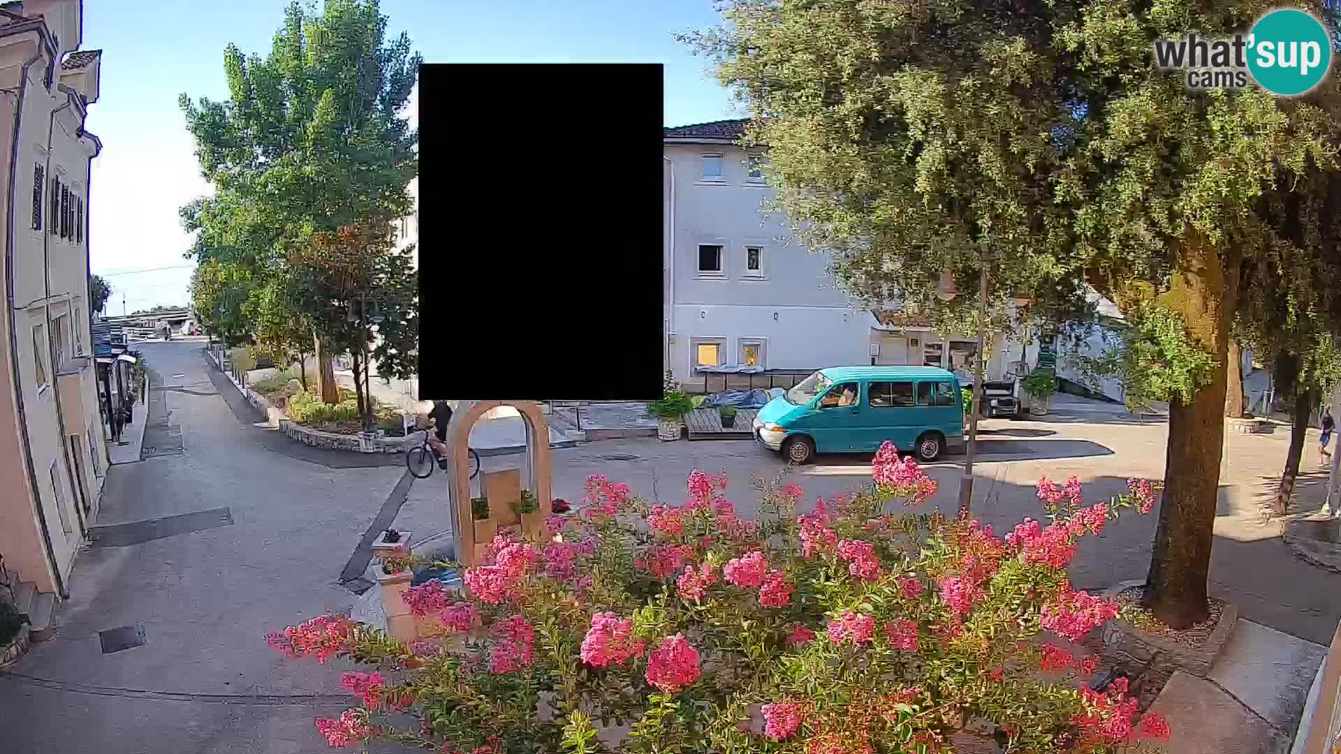 Webcam Centro Draga di Moschiena – Vista live sul centro