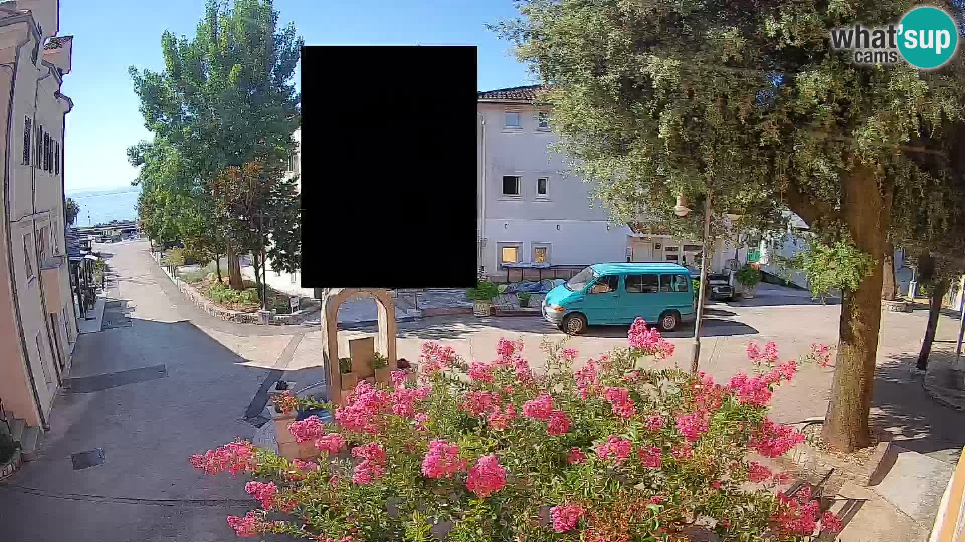 Webcam centre de Mošćenička Draga – Vue en direct du centre-ville