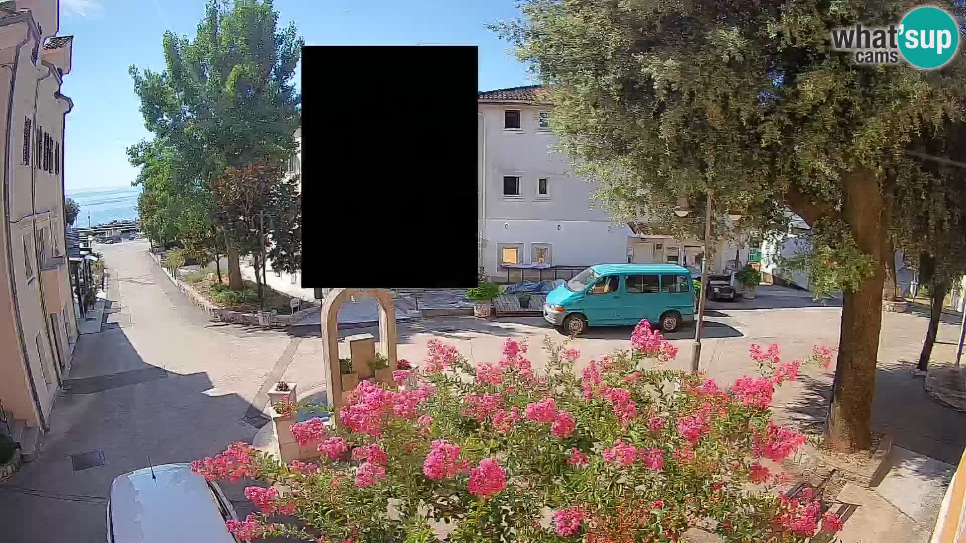 Webcam Centro Draga di Moschiena – Vista live sul centro