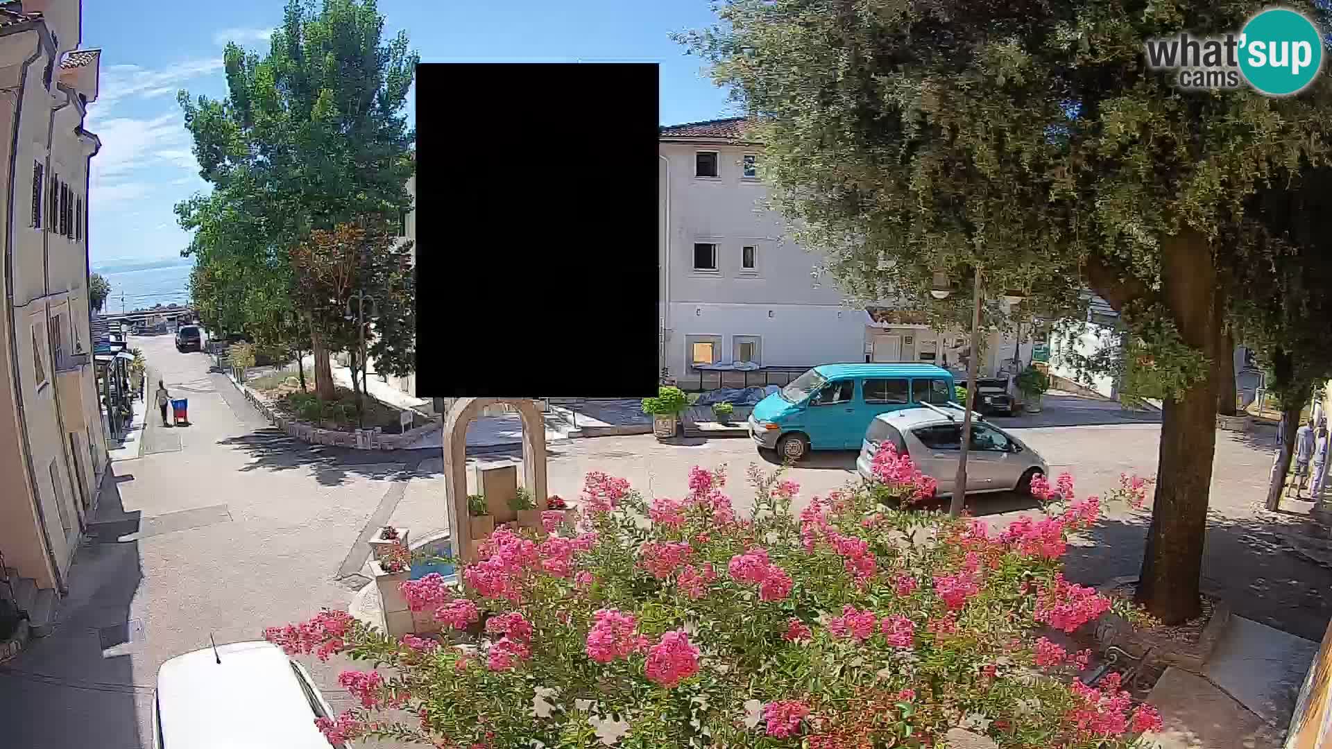 Webcam Centro Draga di Moschiena – Vista live sul centro