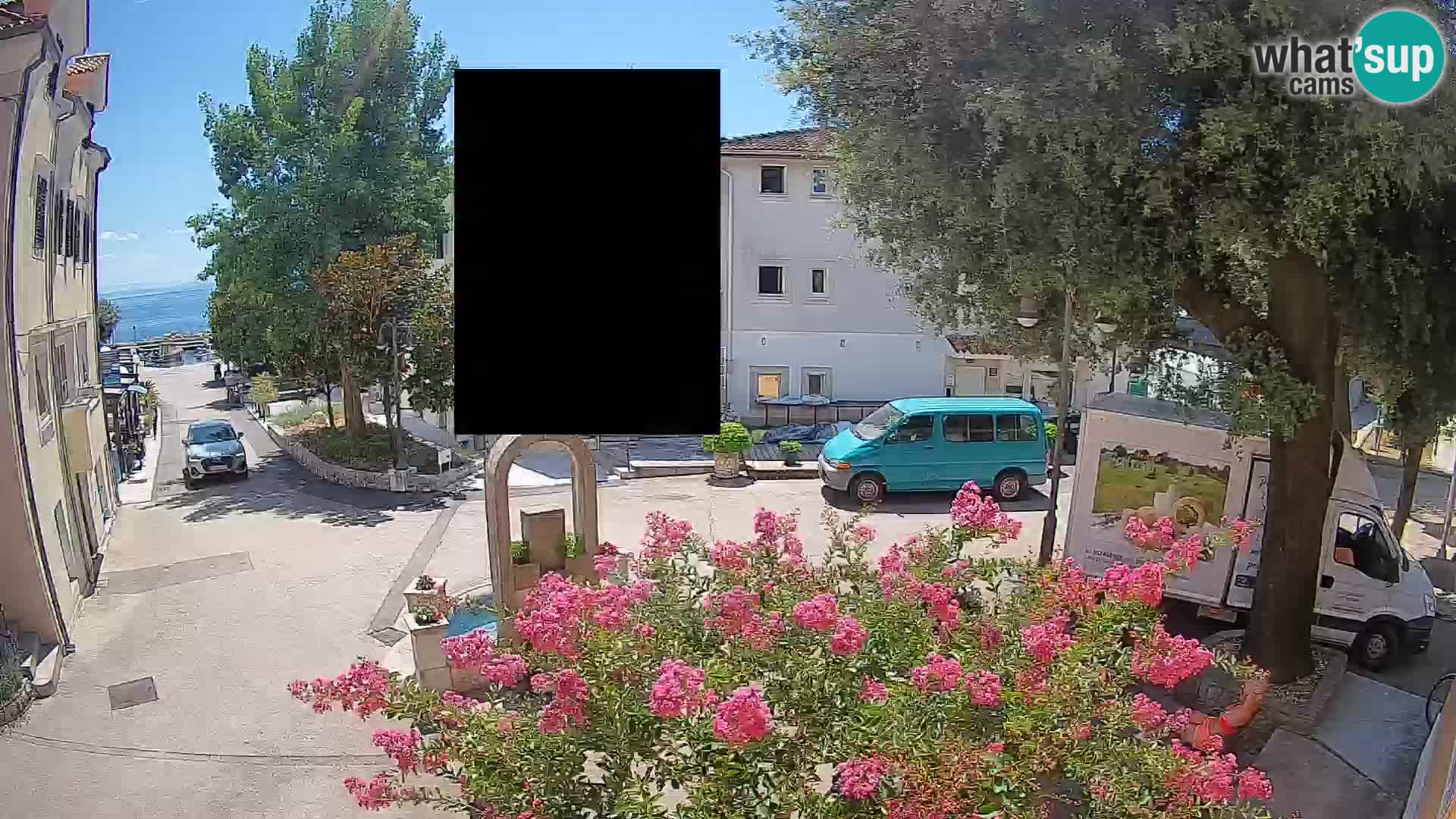 Webcam Centro Draga di Moschiena – Vista live sul centro
