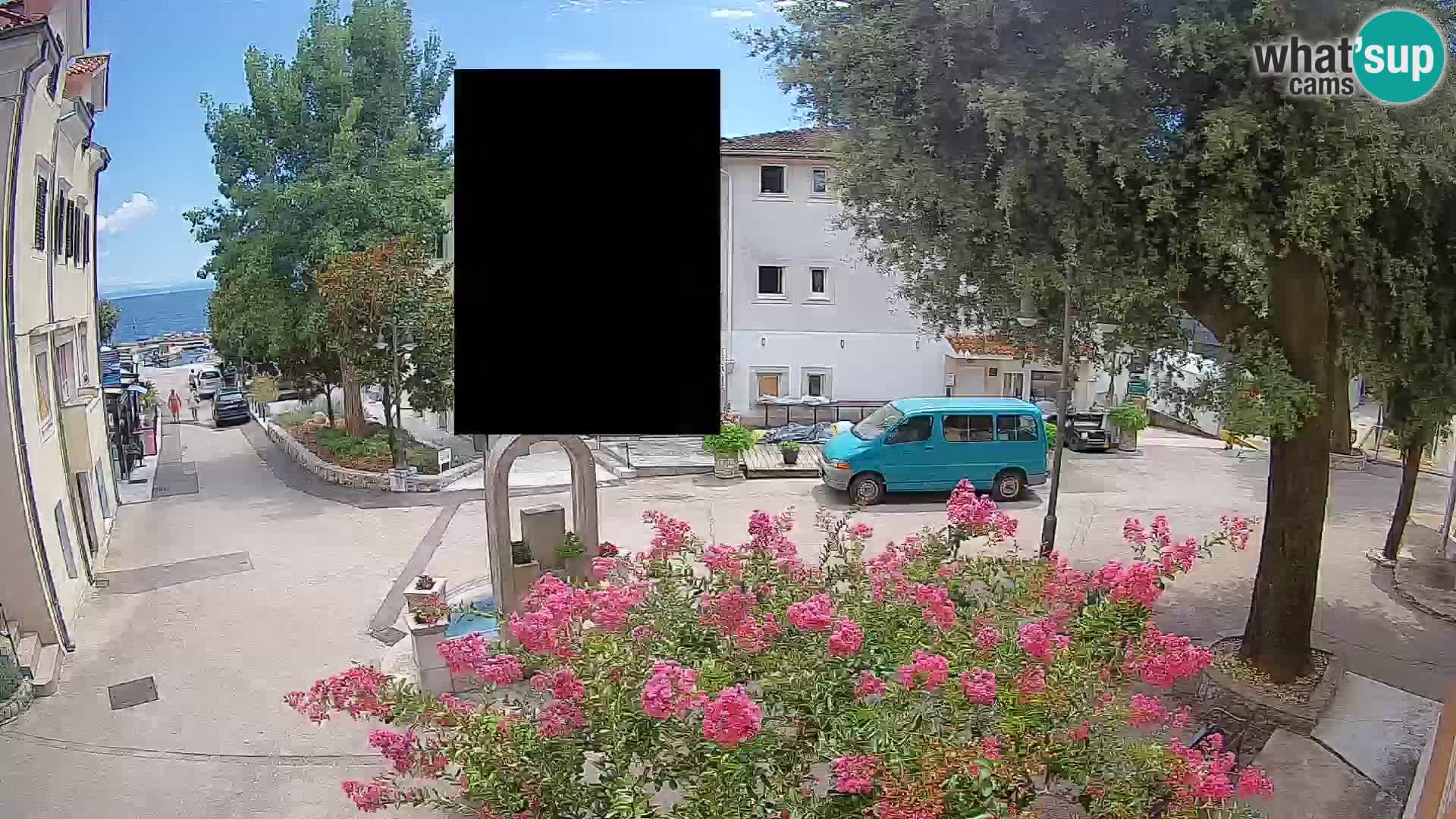 Web kamera centar Mošćeničke Drage – Pogled uživo