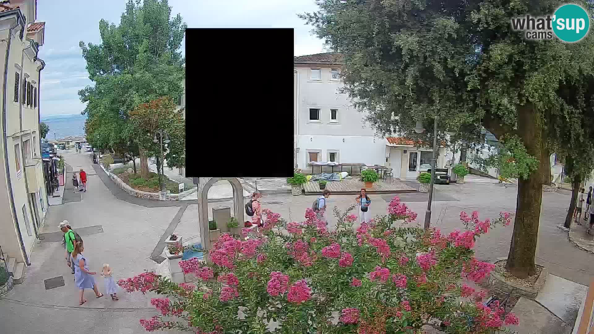 Webcam Mošćenička Draga Zentrum – Liveblick auf das Ortszentrum