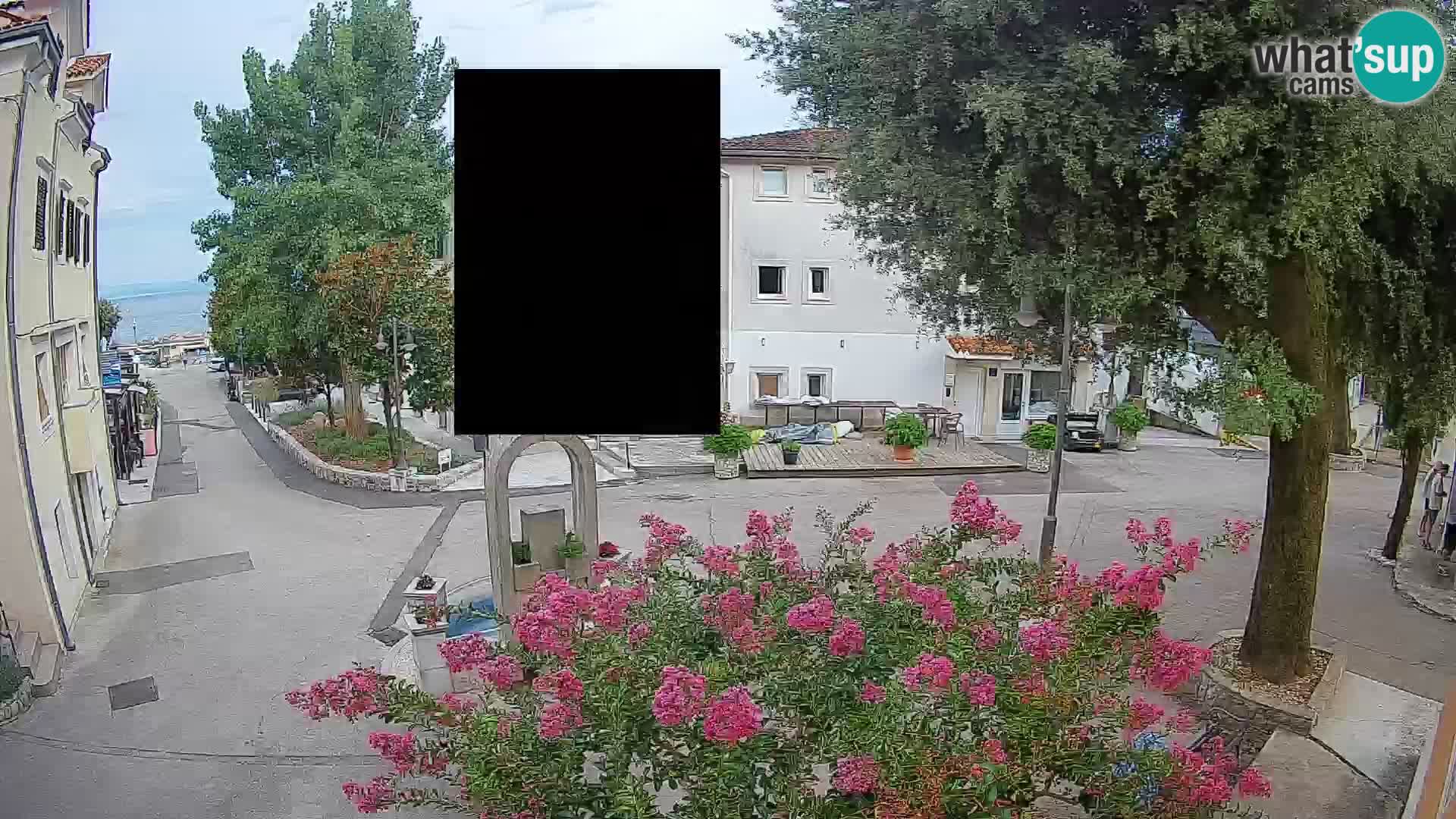 Webcam Centro Draga di Moschiena – Vista live sul centro