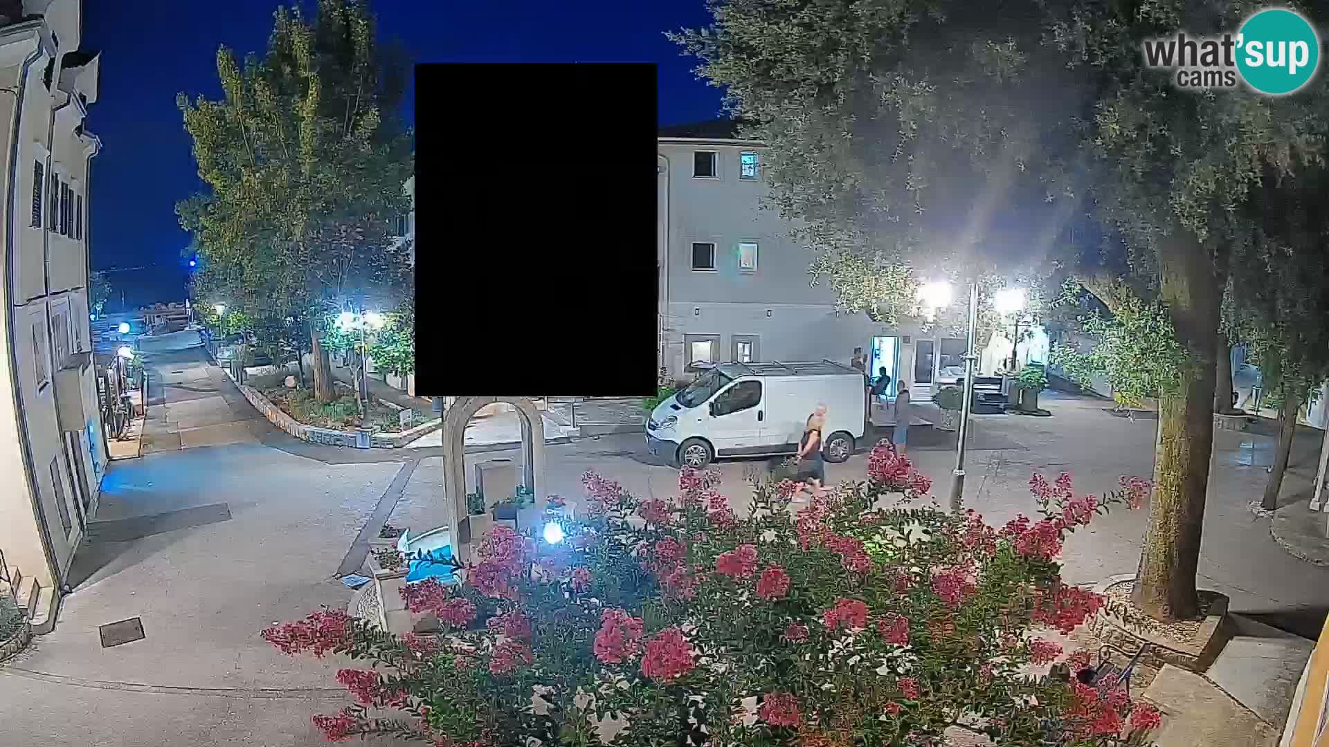 Webcam Centre de Mošćenička Draga – Vue en direct du centre-ville
