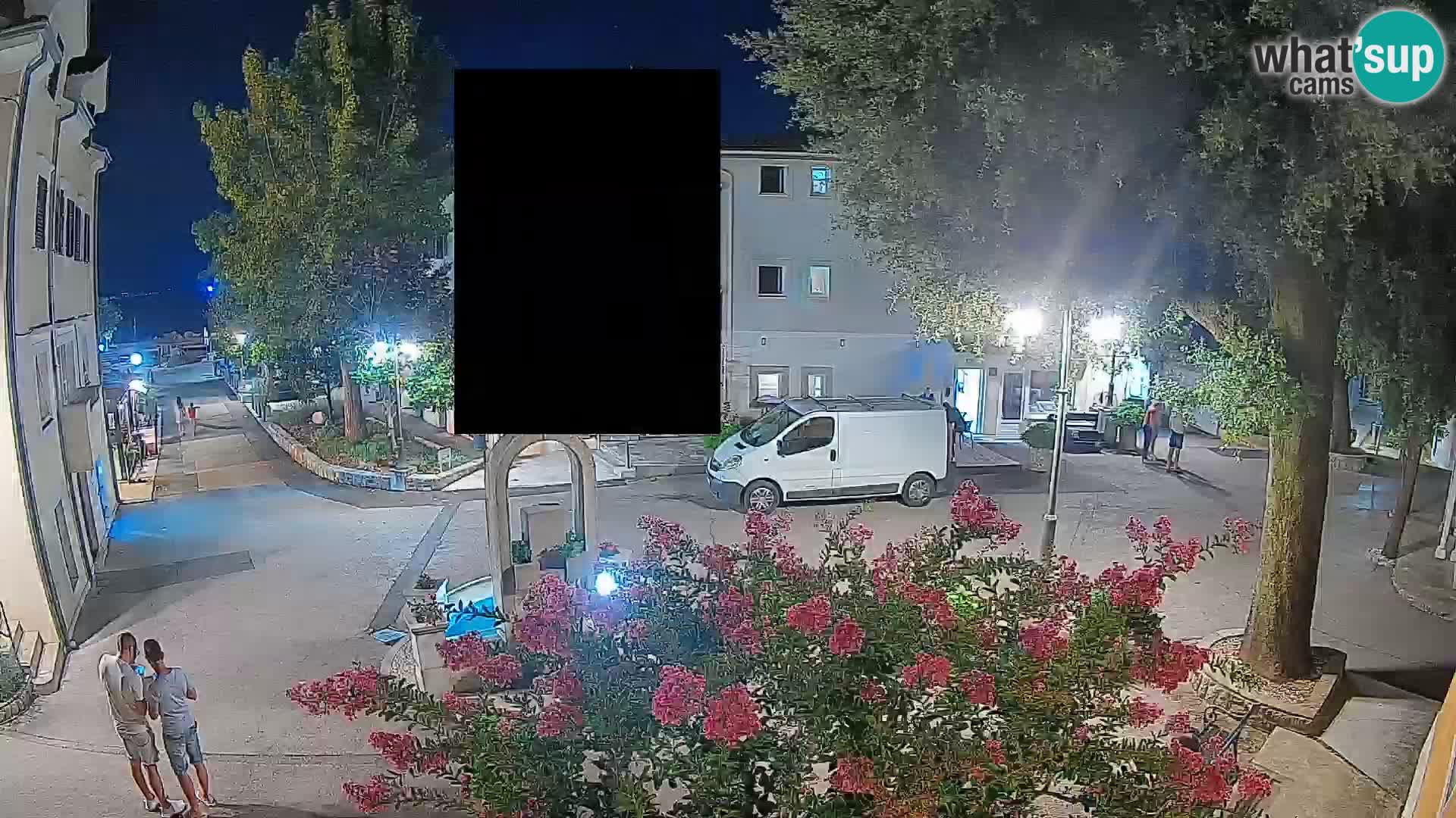 Webcam Centre de Mošćenička Draga – Vue en direct du centre-ville