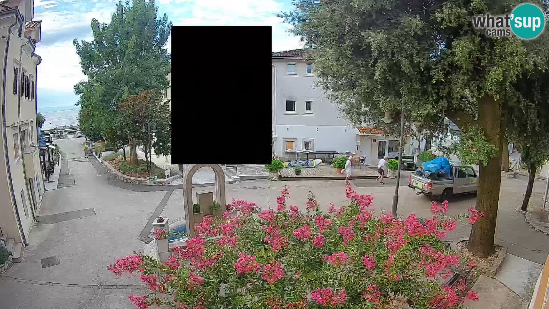 Webcam Mošćenička Draga Zentrum – Liveblick auf das Ortszentrum