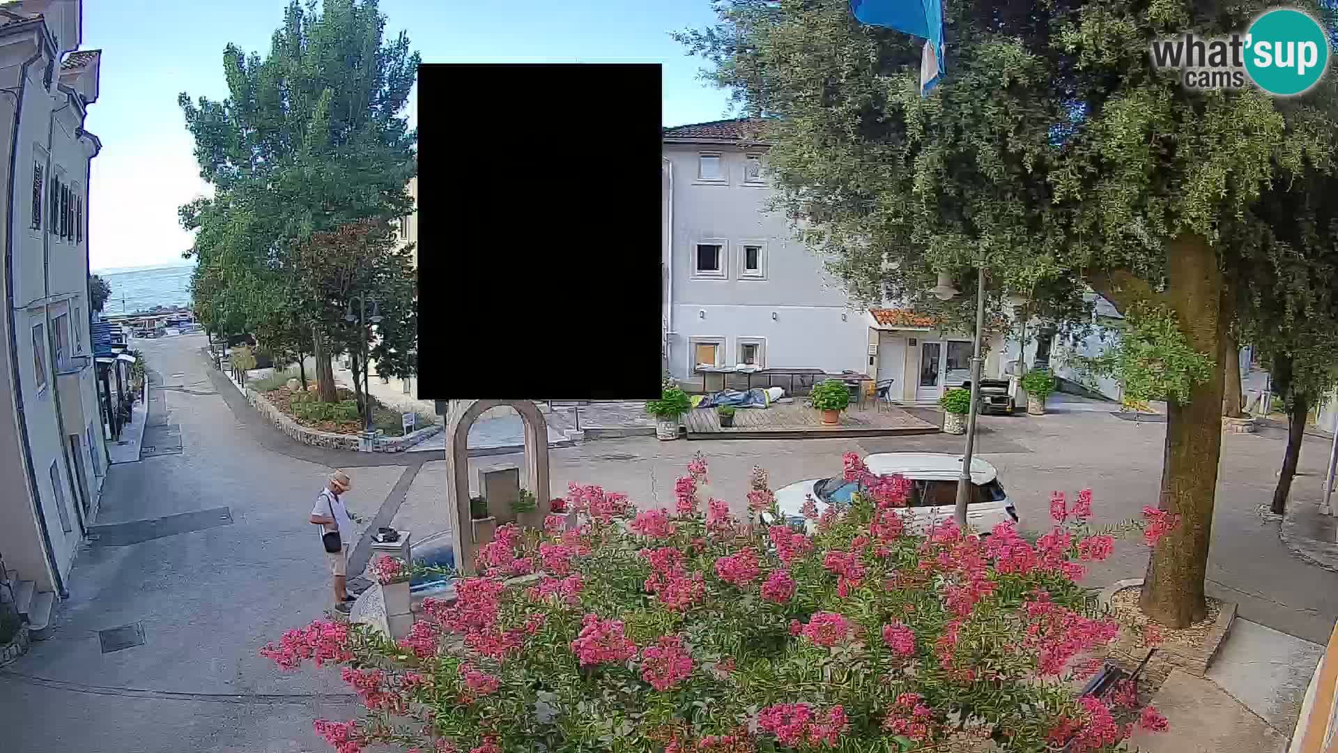 Webcam Mošćenička Draga Zentrum – Liveblick auf das Ortszentrum