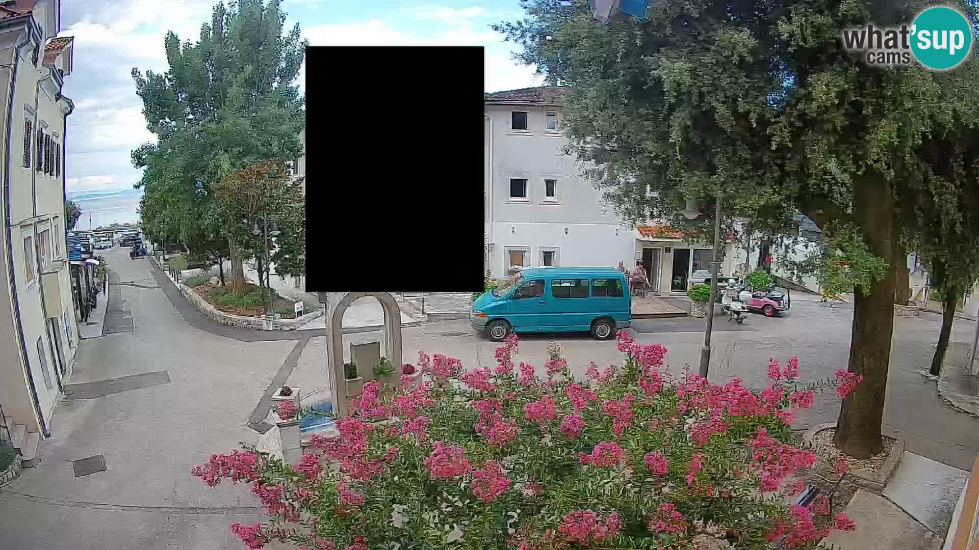 Webcam Centre de Mošćenička Draga – Vue en direct du centre-ville