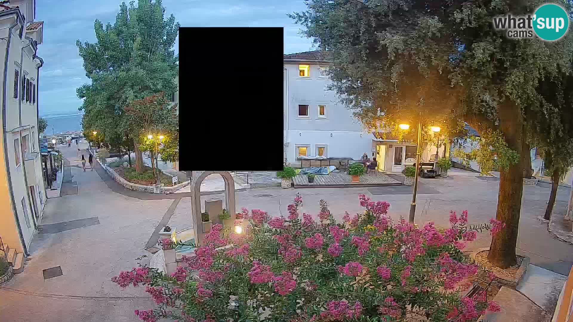 Webcam centre de Mošćenička Draga – Vue en direct du centre-ville