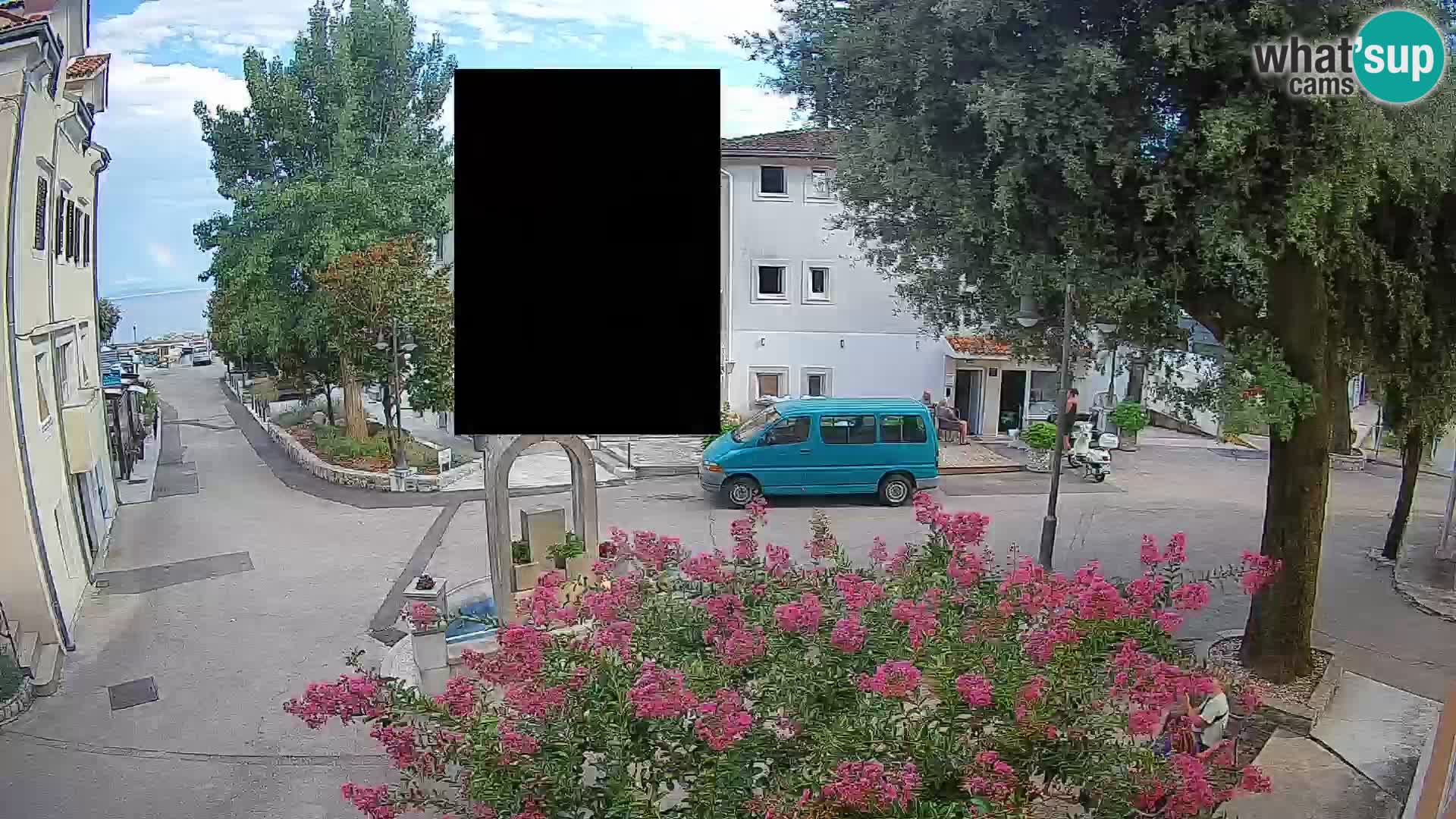 Webcam Centro Draga di Moschiena – Vista live sul centro