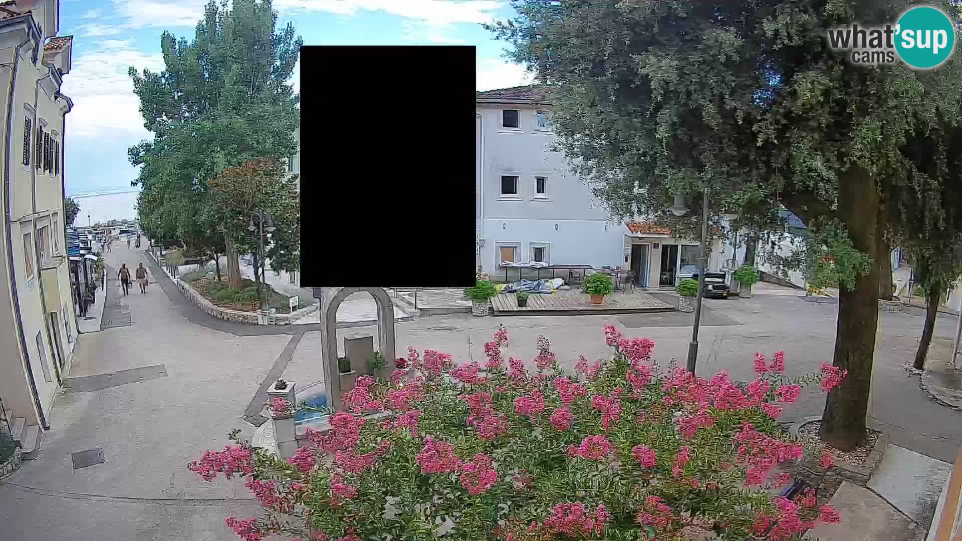 Webcam centre de Mošćenička Draga – Vue en direct du centre-ville