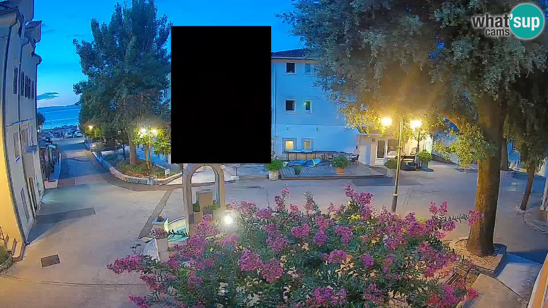 Webcam Centre de Mošćenička Draga – Vue en direct du centre-ville