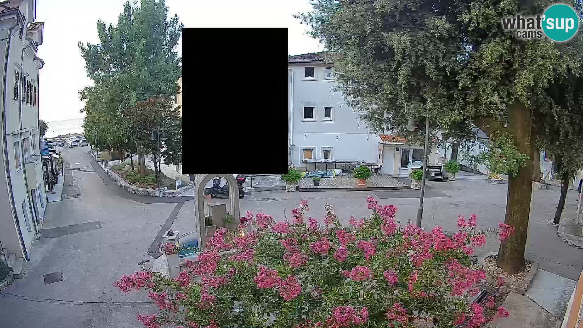 Webcam Centre de Mošćenička Draga – Vue en direct du centre-ville
