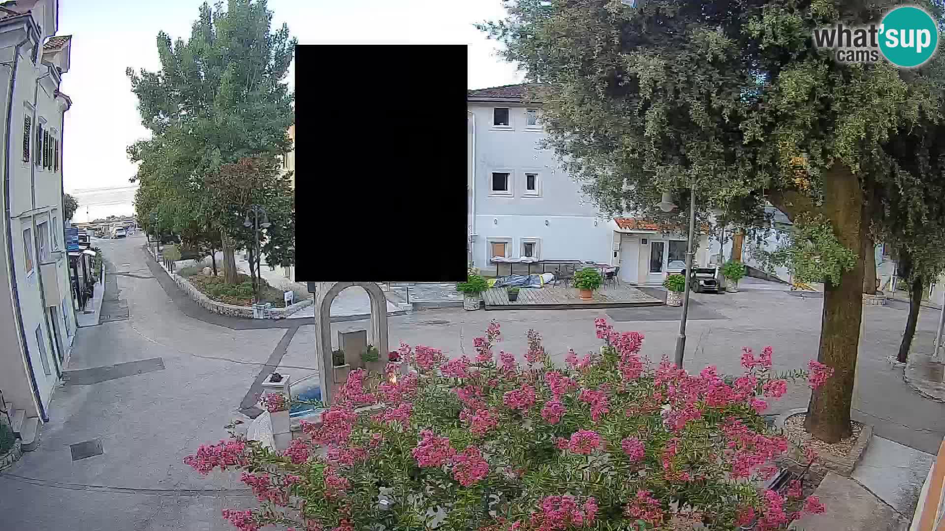 Webcam Mošćenička Draga Center – Live View of the Town Center