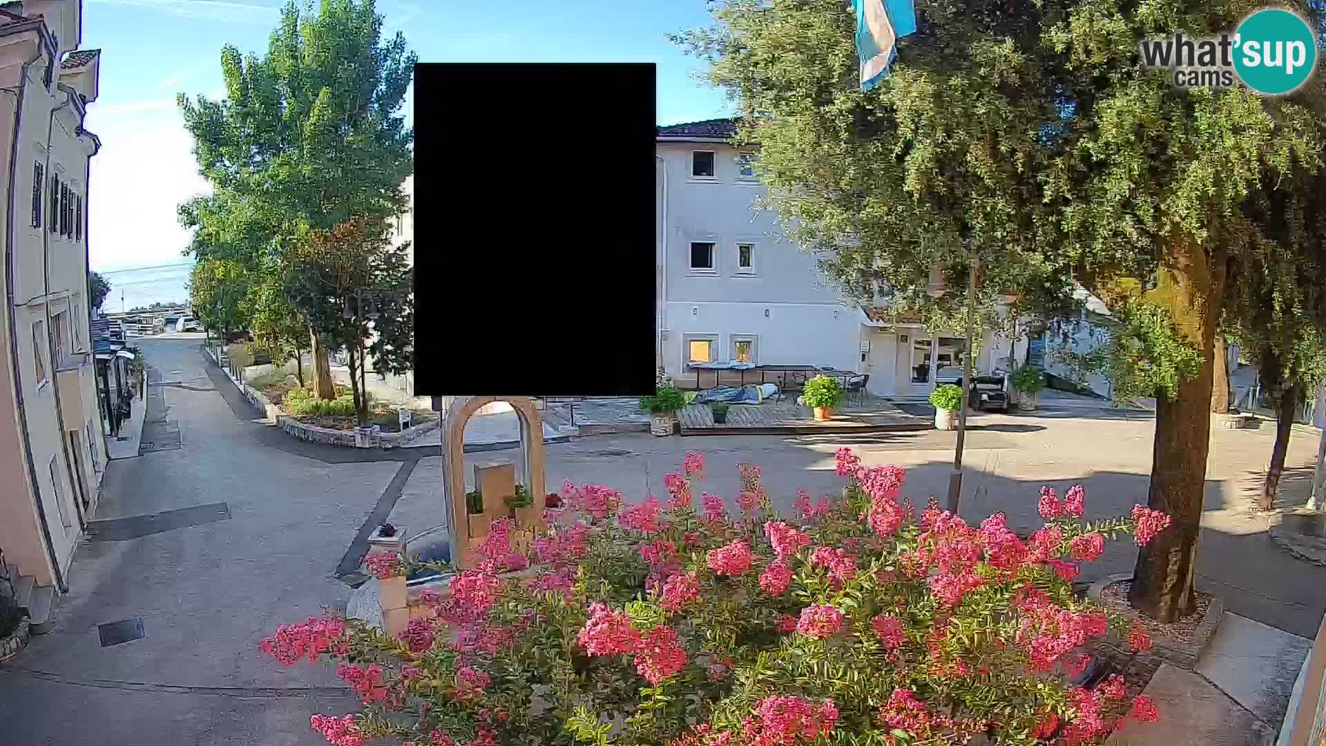 Webcam Mošćenička Draga Zentrum – Liveblick auf das Ortszentrum