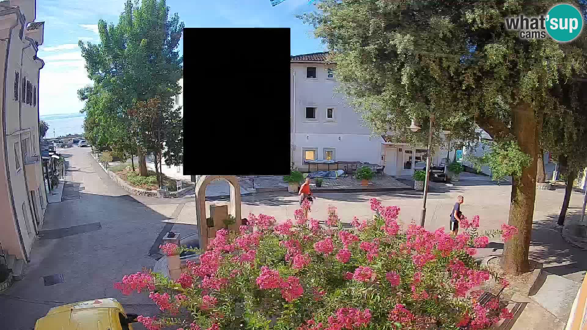Webcam Centre de Mošćenička Draga – Vue en direct du centre-ville