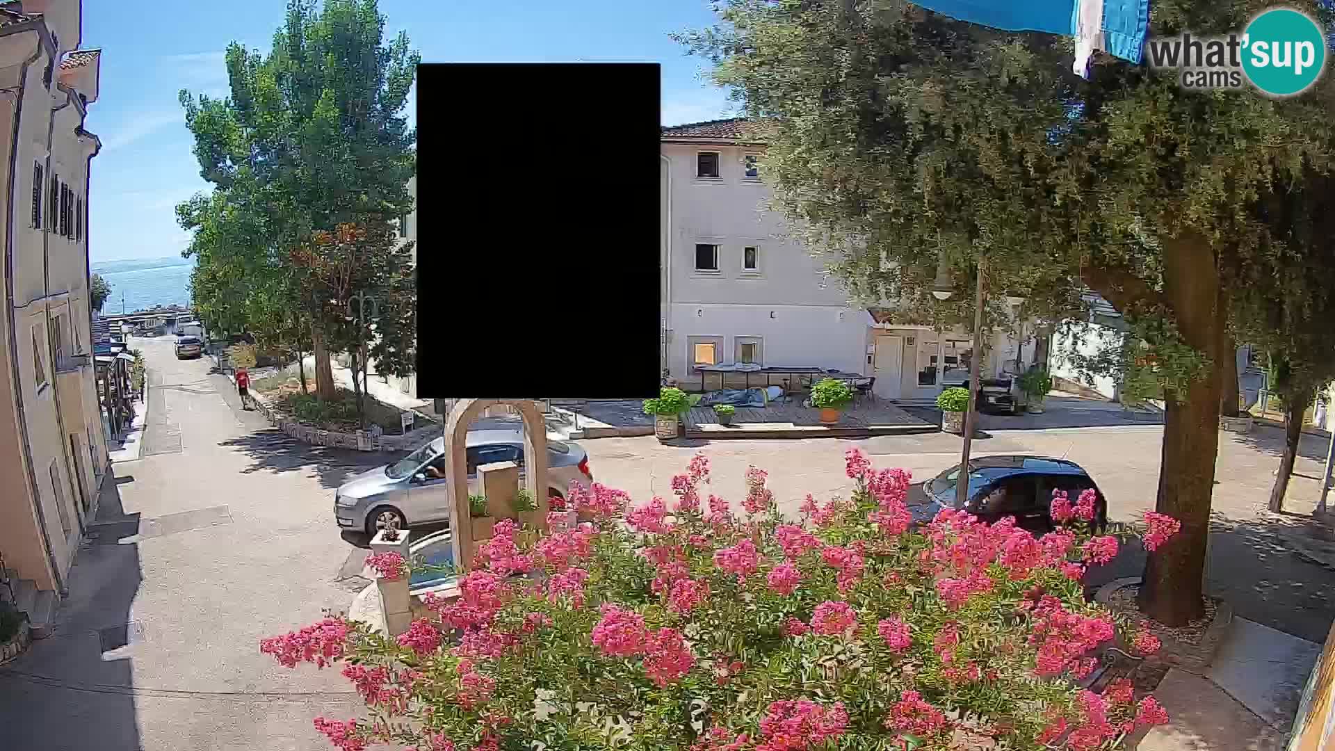 Webcam Centre de Mošćenička Draga – Vue en direct du centre-ville