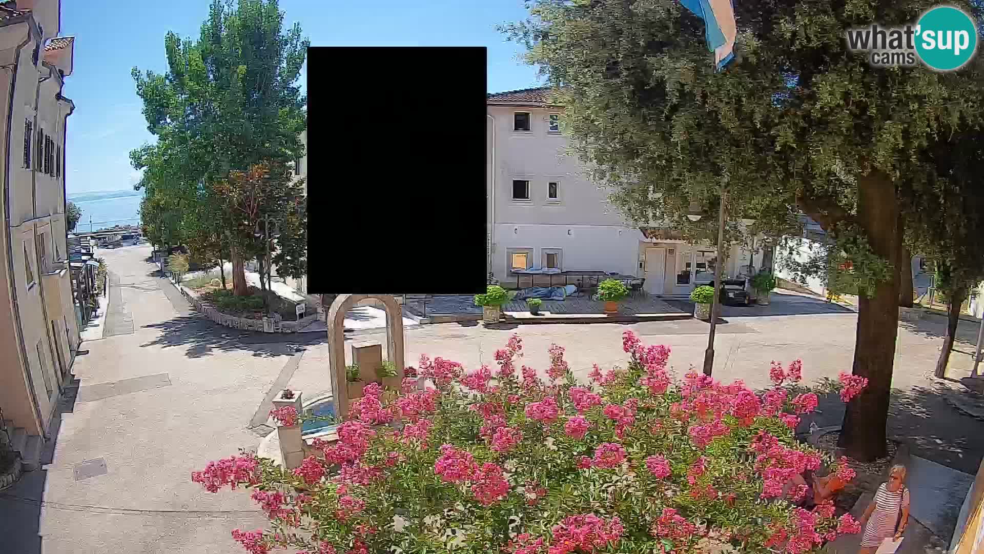 Webcam centre de Mošćenička Draga – Vue en direct du centre-ville