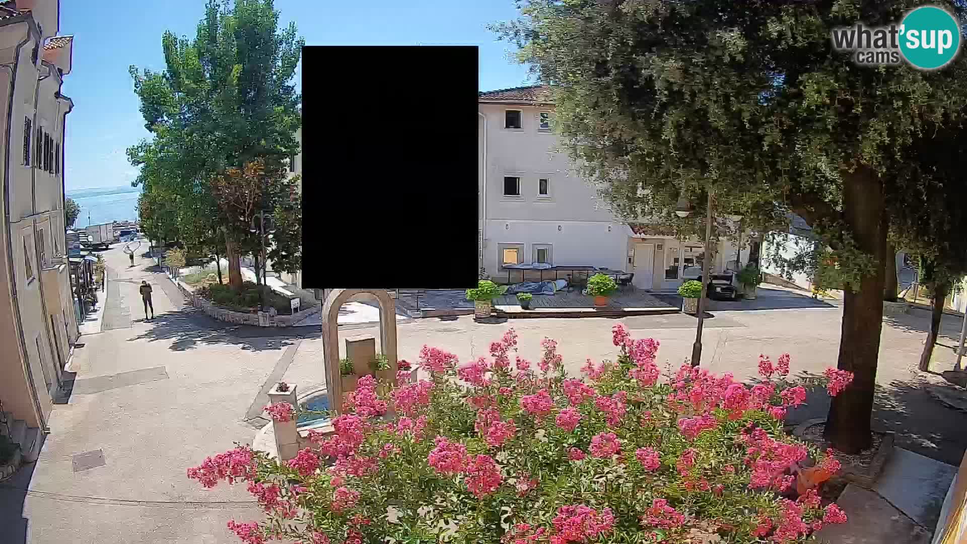 Web kamera centar Mošćeničke Drage – Pogled uživo