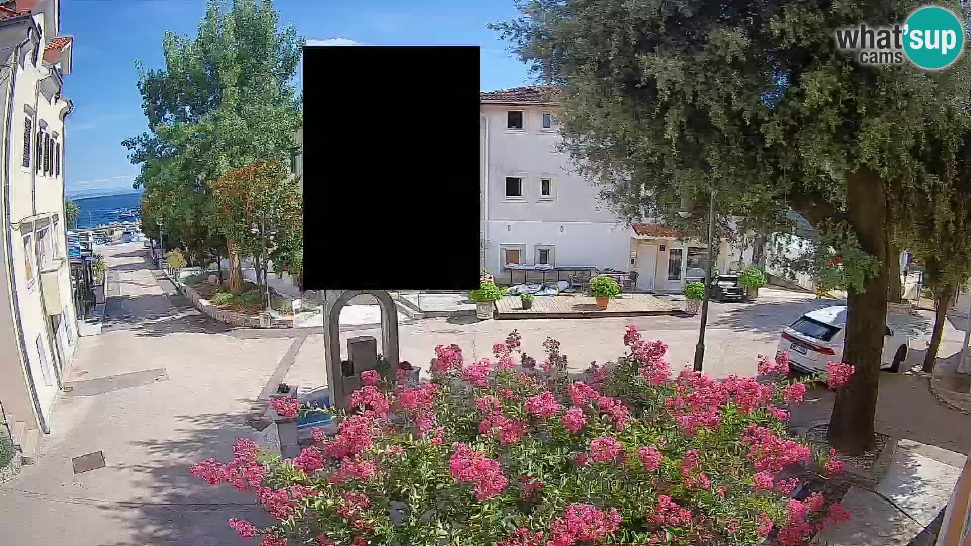 Webcam Centro Draga di Moschiena – Vista live sul centro