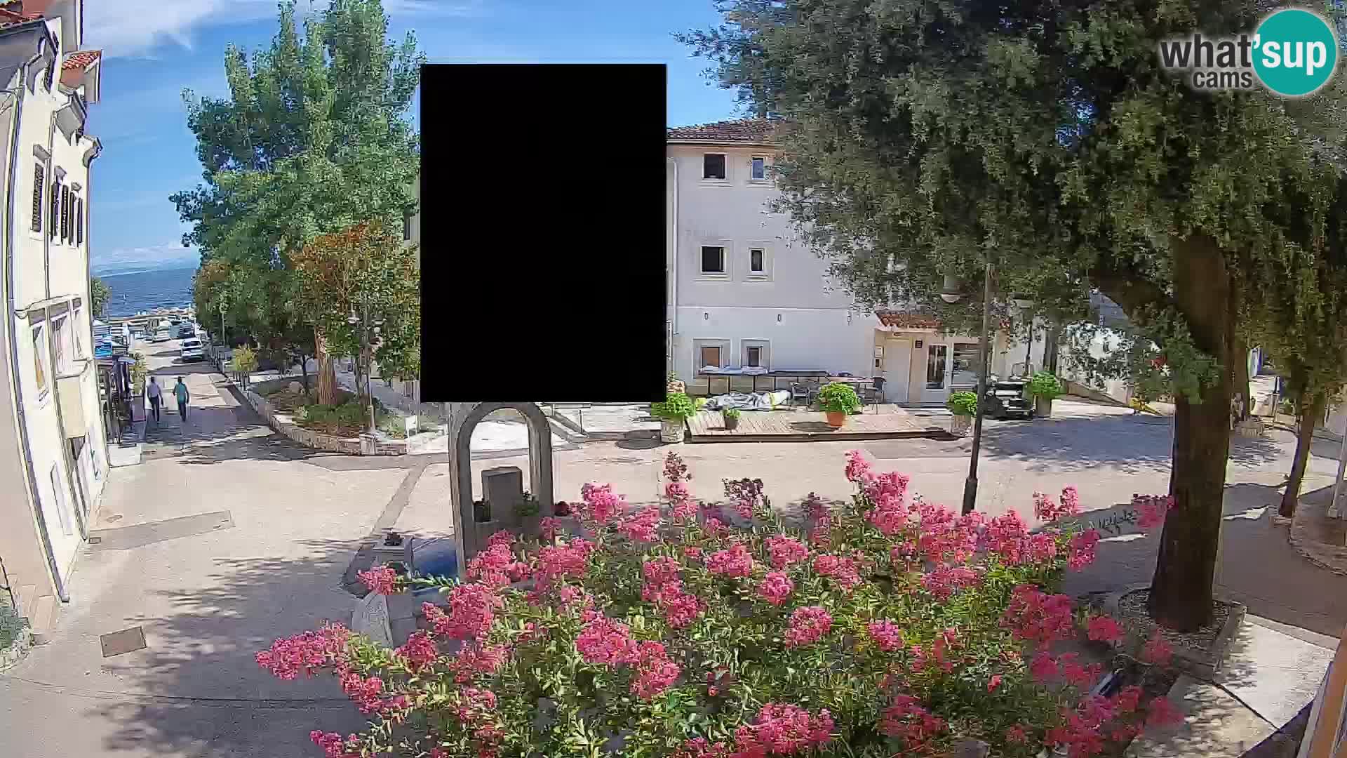 Webcam Mošćenička Draga Center – Live View of the Town Center