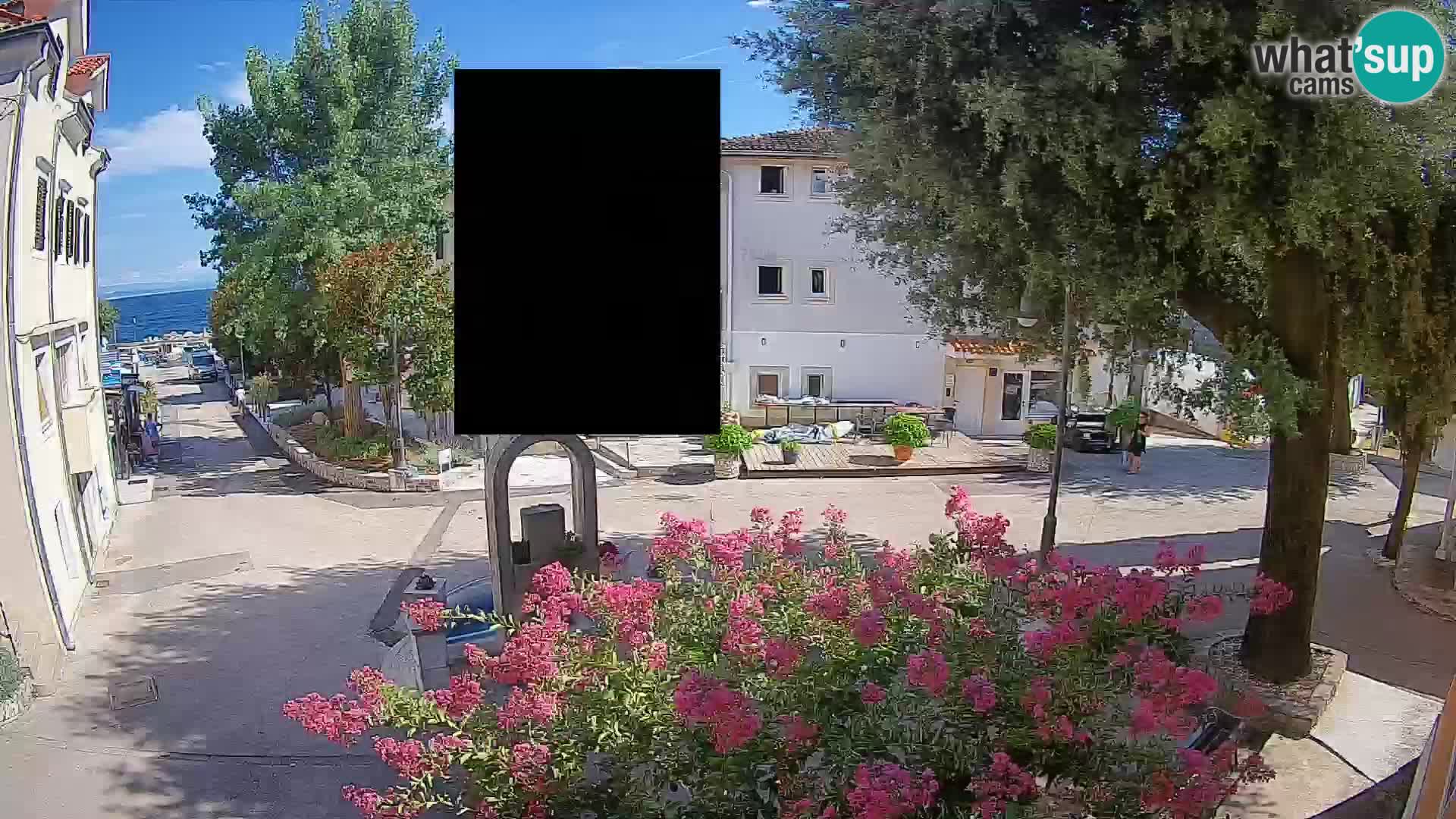 Webcam Centro Draga di Moschiena – Vista live sul centro