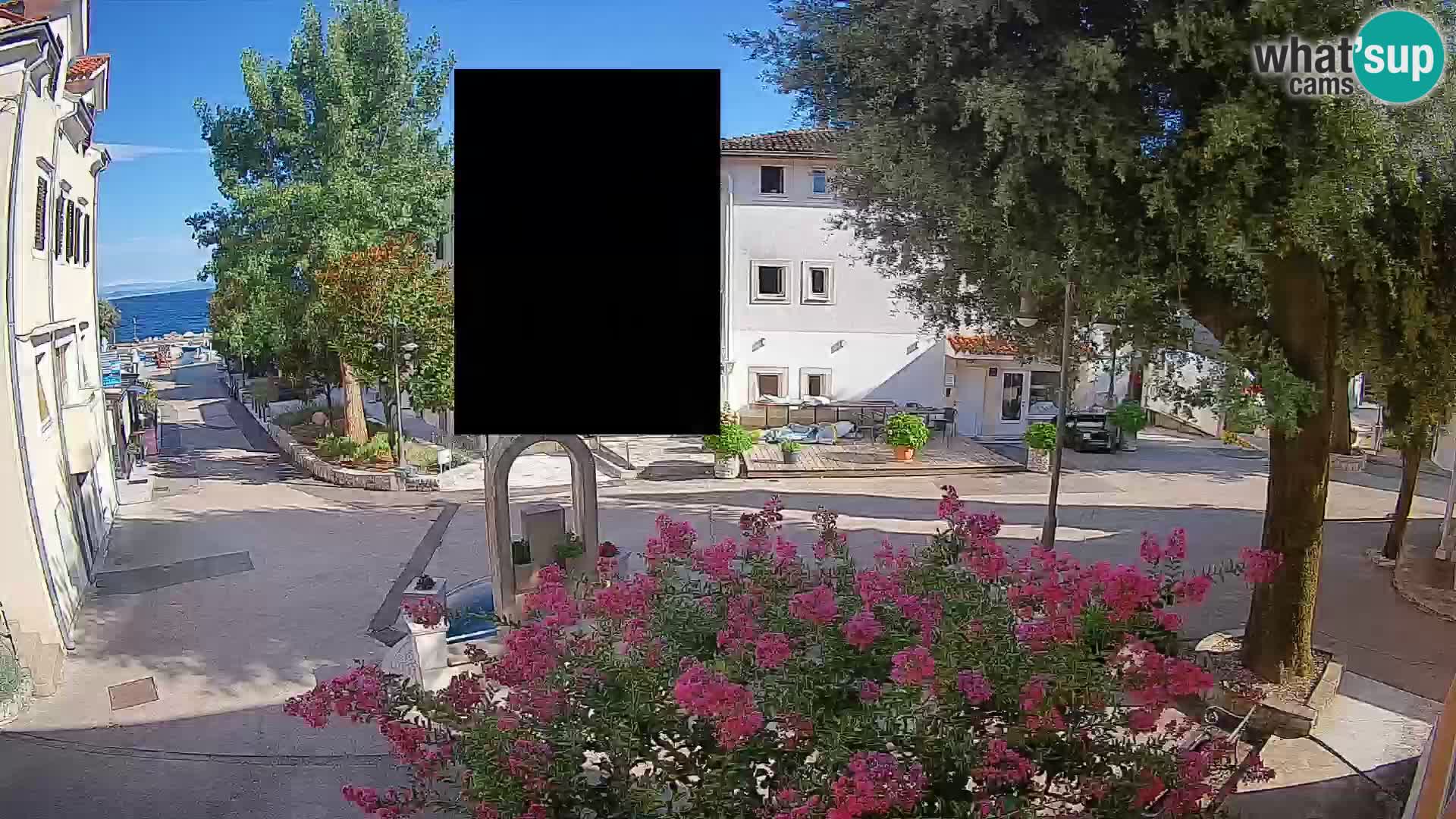 Webcam Centre de Mošćenička Draga – Vue en direct du centre-ville