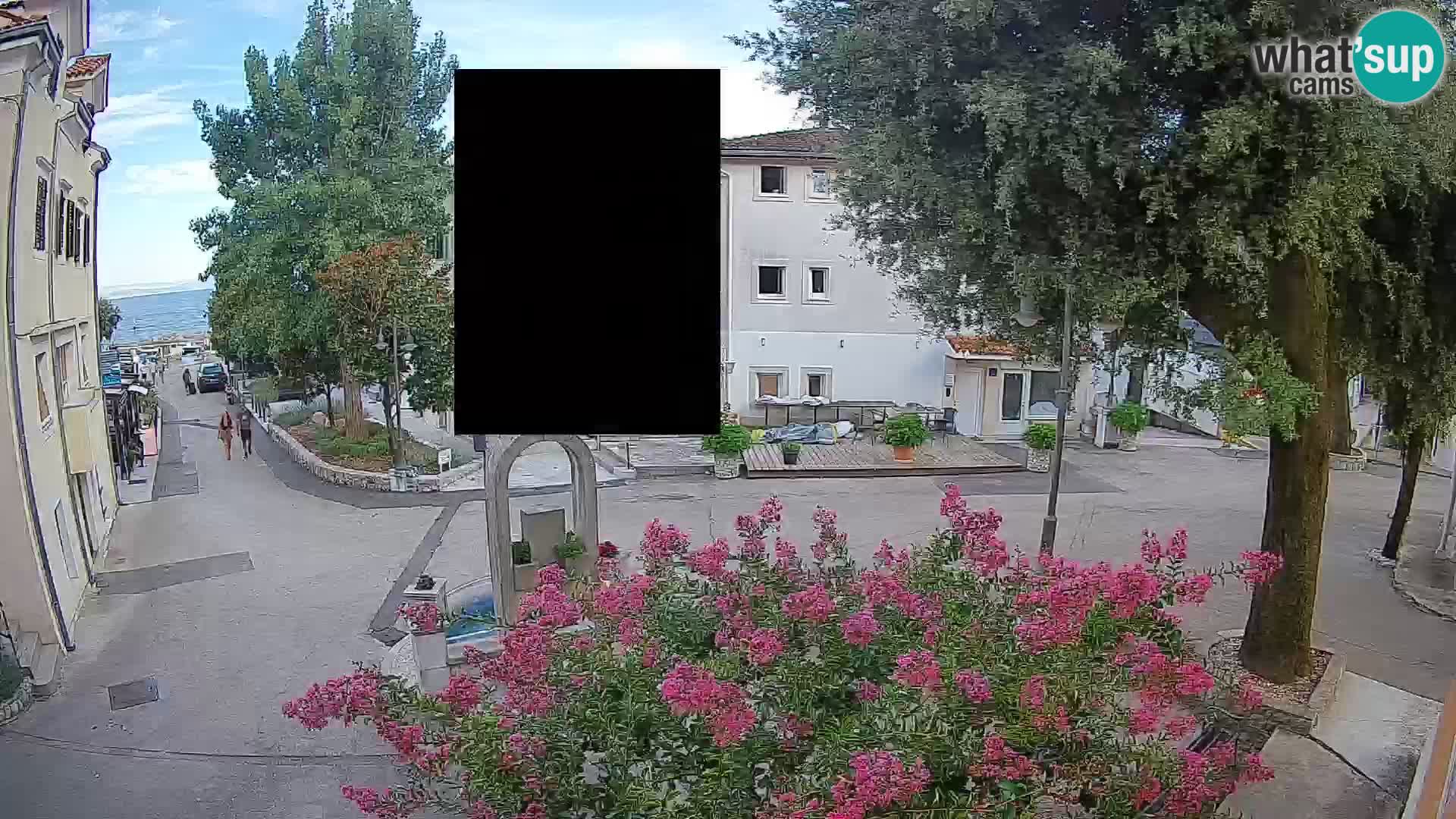 Spletna kamera center Mošćeniška Draga – Pogled v živo