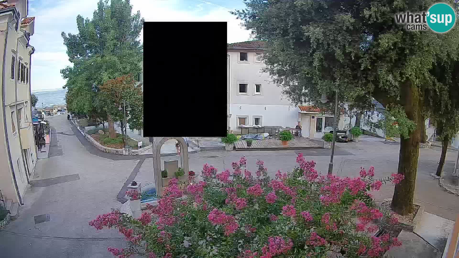 Webcam Mošćenička Draga Zentrum – Liveblick auf das Ortszentrum