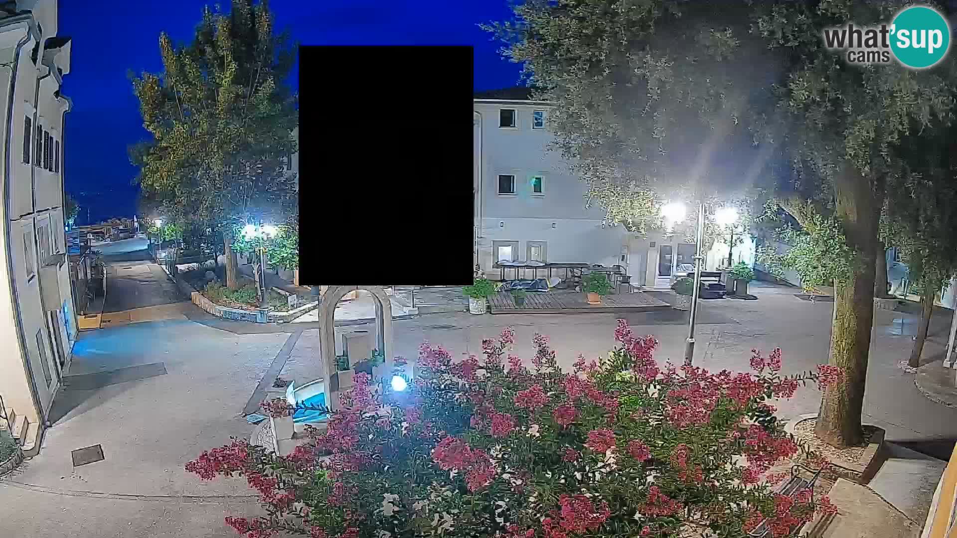 Webcam Mošćenička Draga Center – Live View of the Town Center