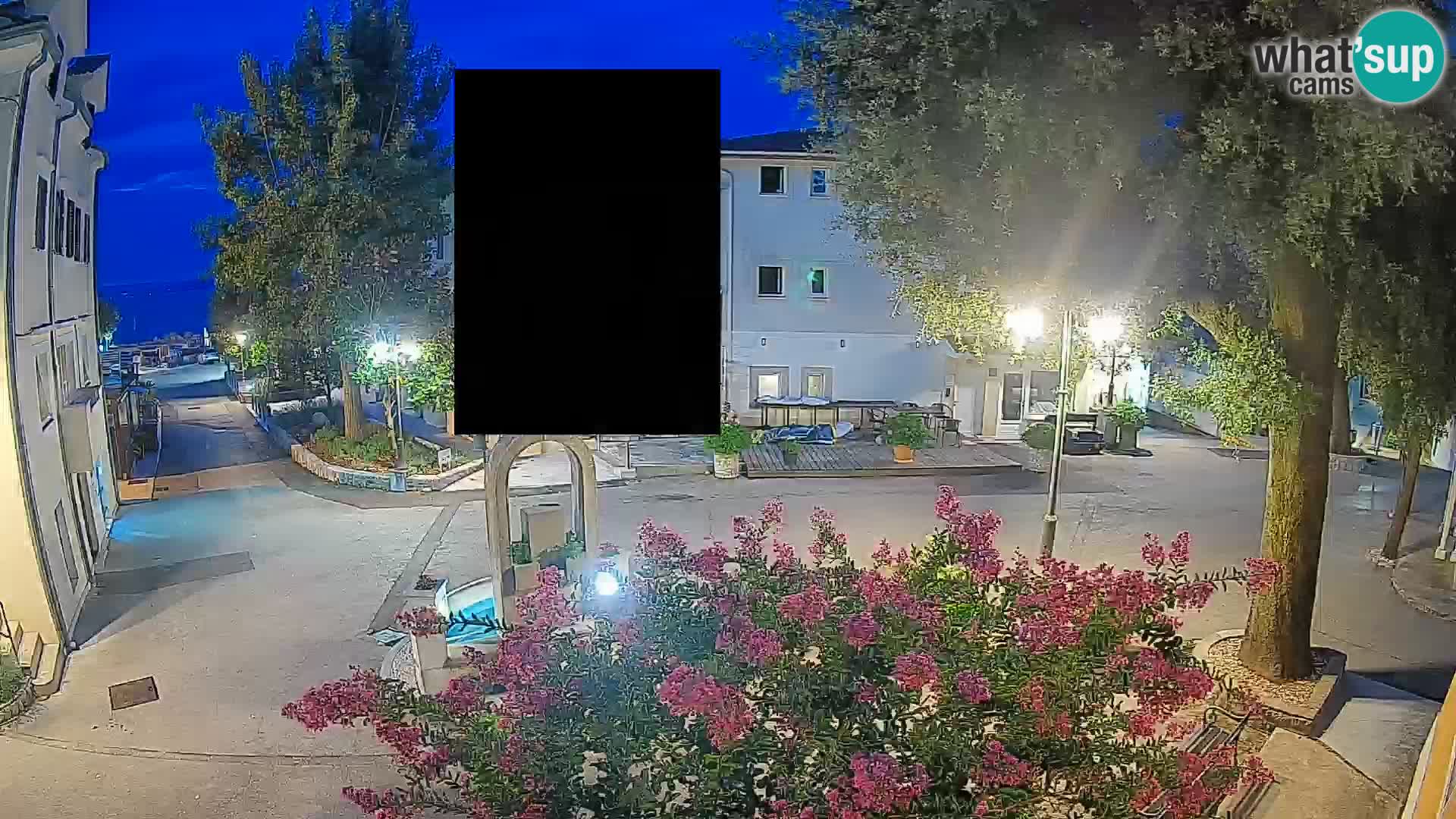Webcam Mošćenička Draga Center – Live View of the Town Center
