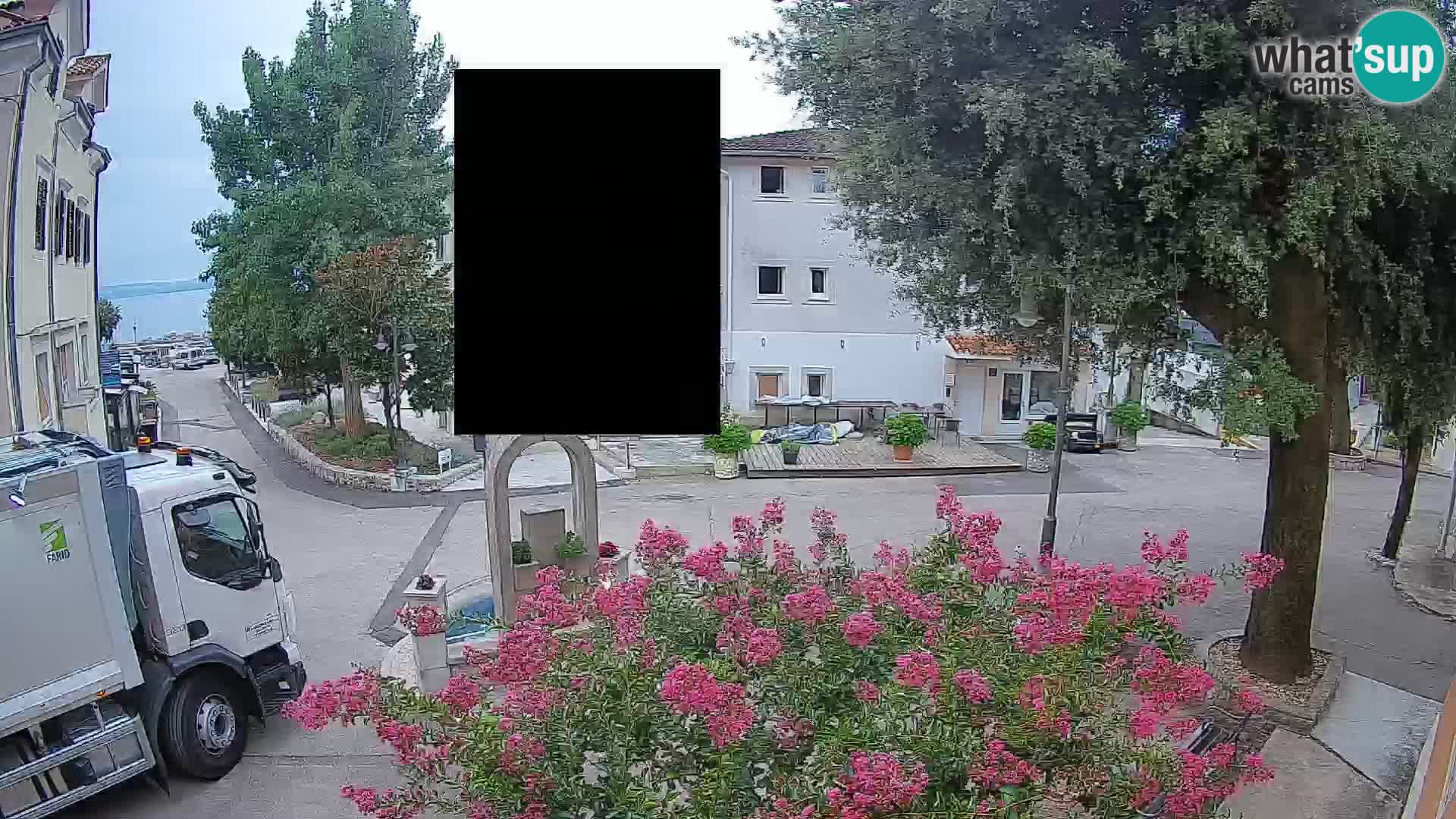 Webcam Centro Draga di Moschiena – Vista live sul centro