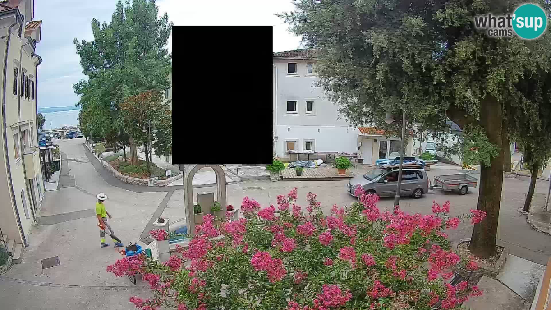 Webcam centre de Mošćenička Draga – Vue en direct du centre-ville