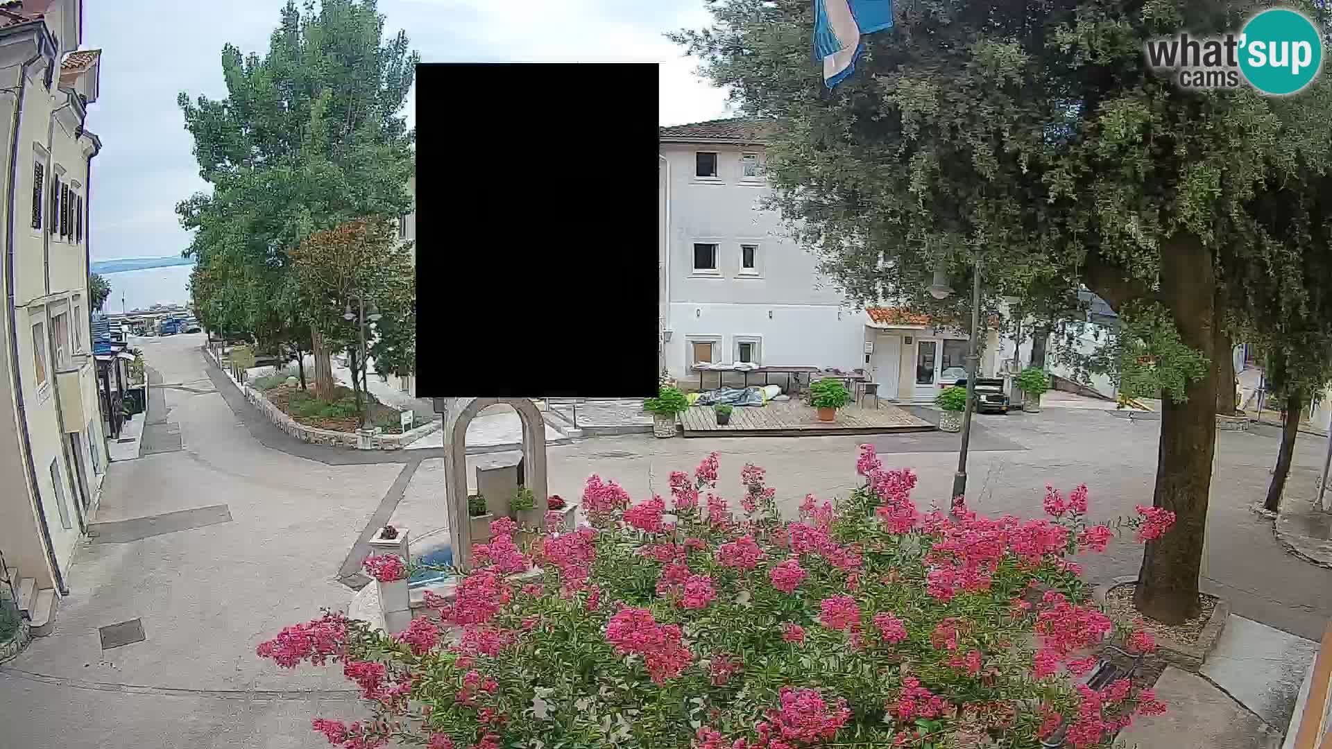 Webcam Centro Draga di Moschiena – Vista live sul centro
