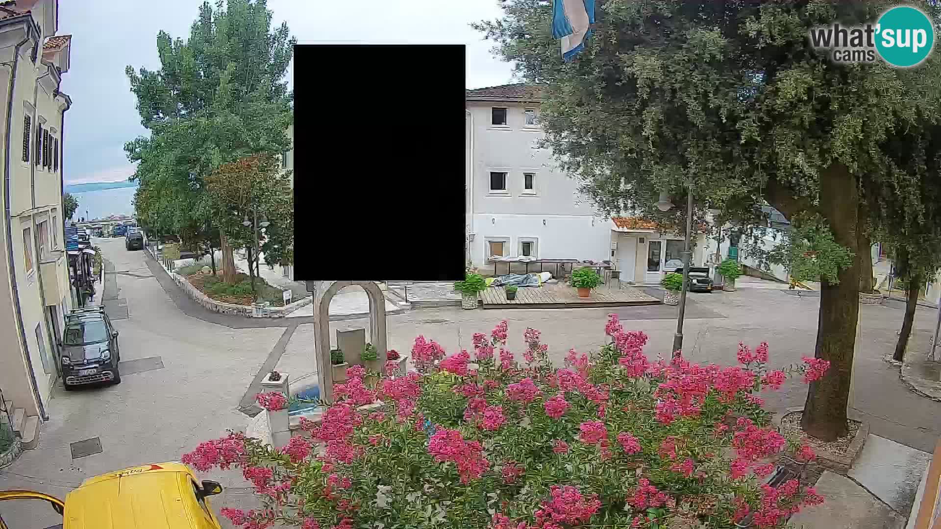Webcam Centre de Mošćenička Draga – Vue en direct du centre-ville