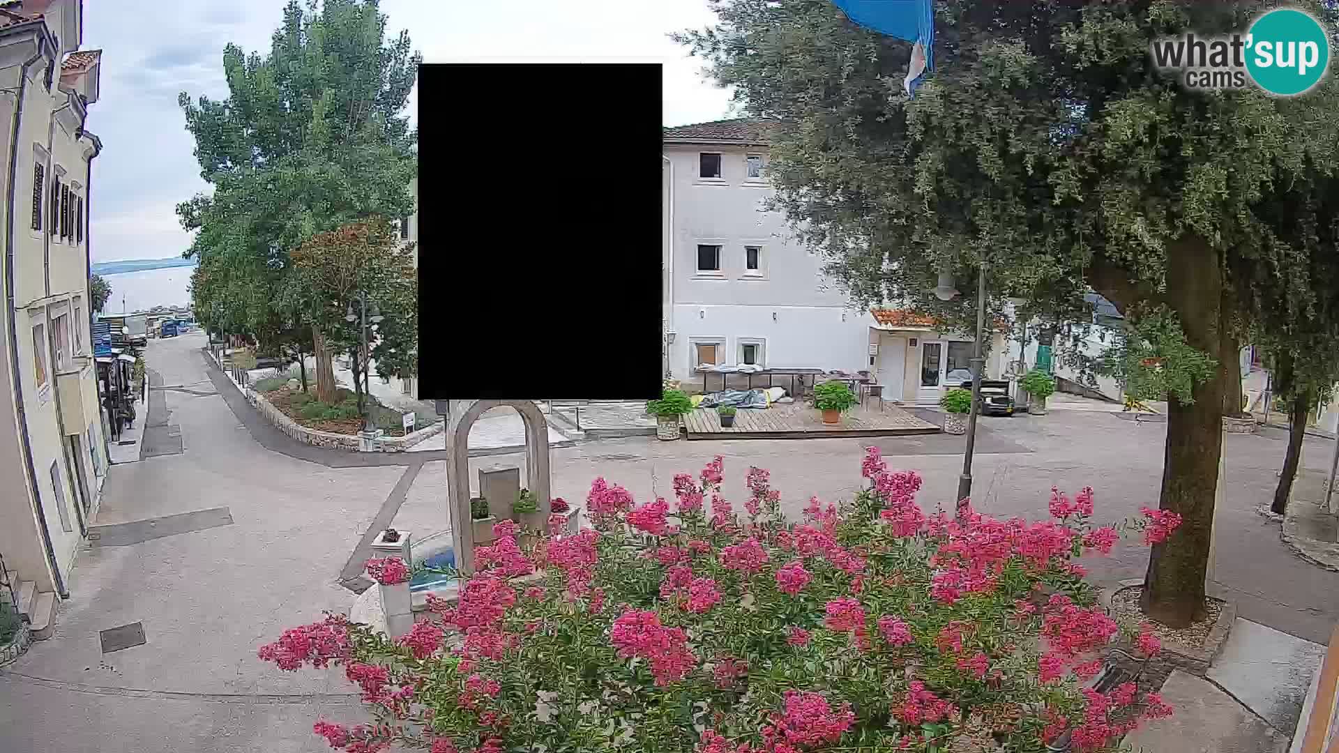 Webcam Mošćenička Draga Center – Live View of the Town Center