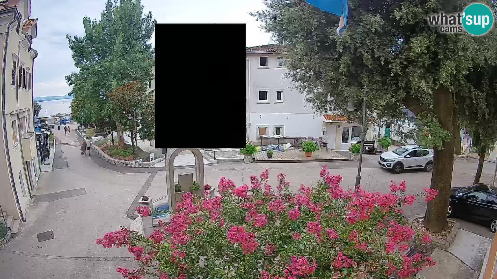 Webcam Centro Draga di Moschiena – Vista live sul centro