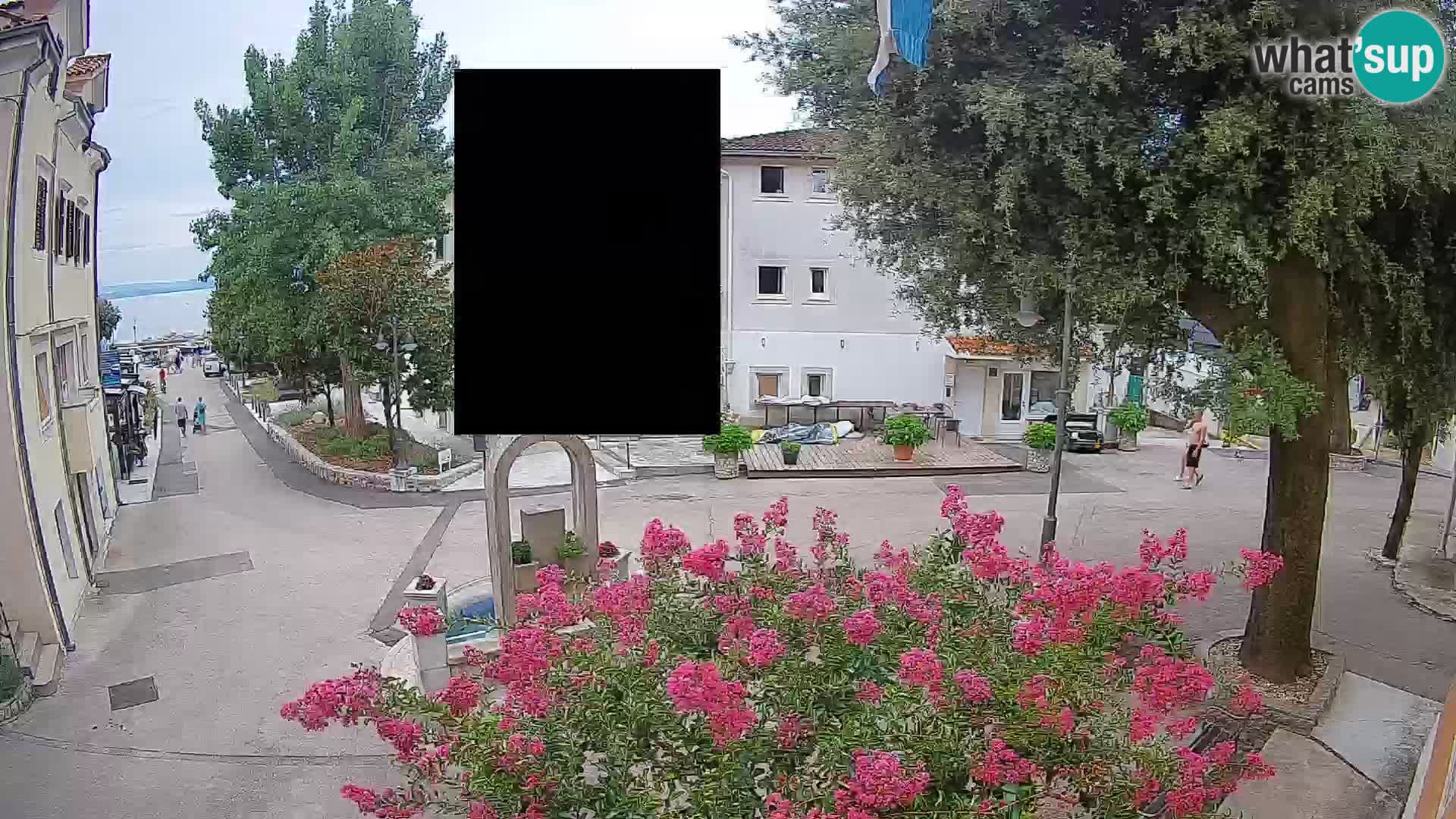 Spletna kamera center Mošćeniška Draga – Pogled v živo