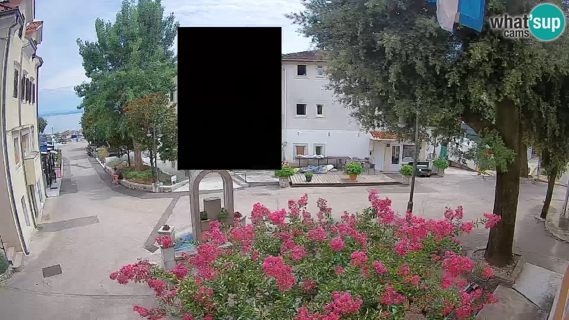 Webcam Mošćenička Draga Center – Live View of the Town Center