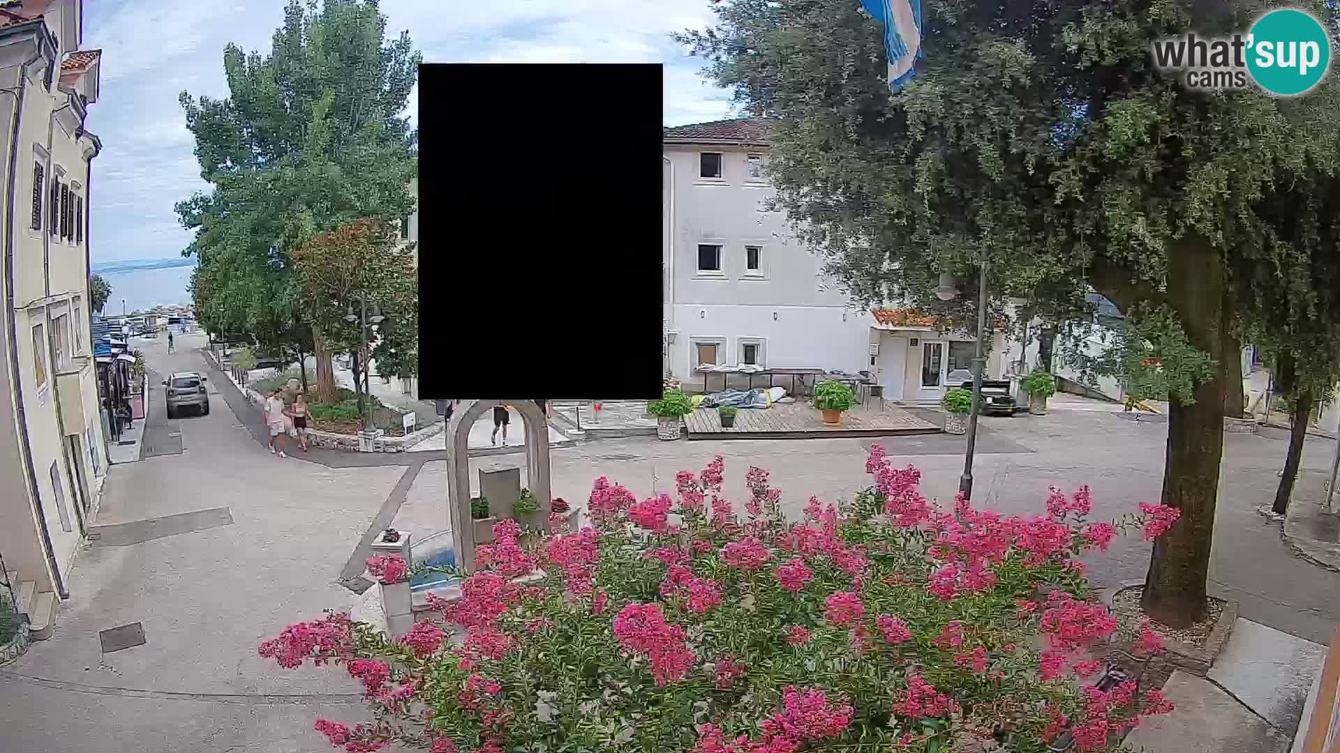 Webcam Mošćenička Draga Center – Live View of the Town Center