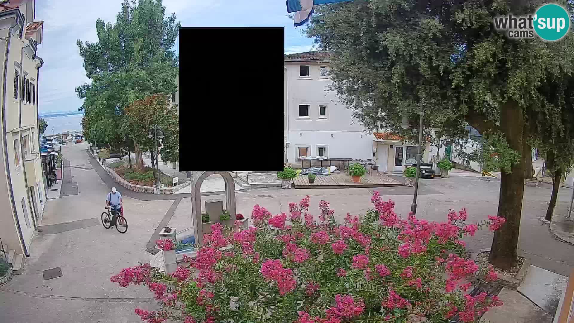 Webcam centre de Mošćenička Draga – Vue en direct du centre-ville