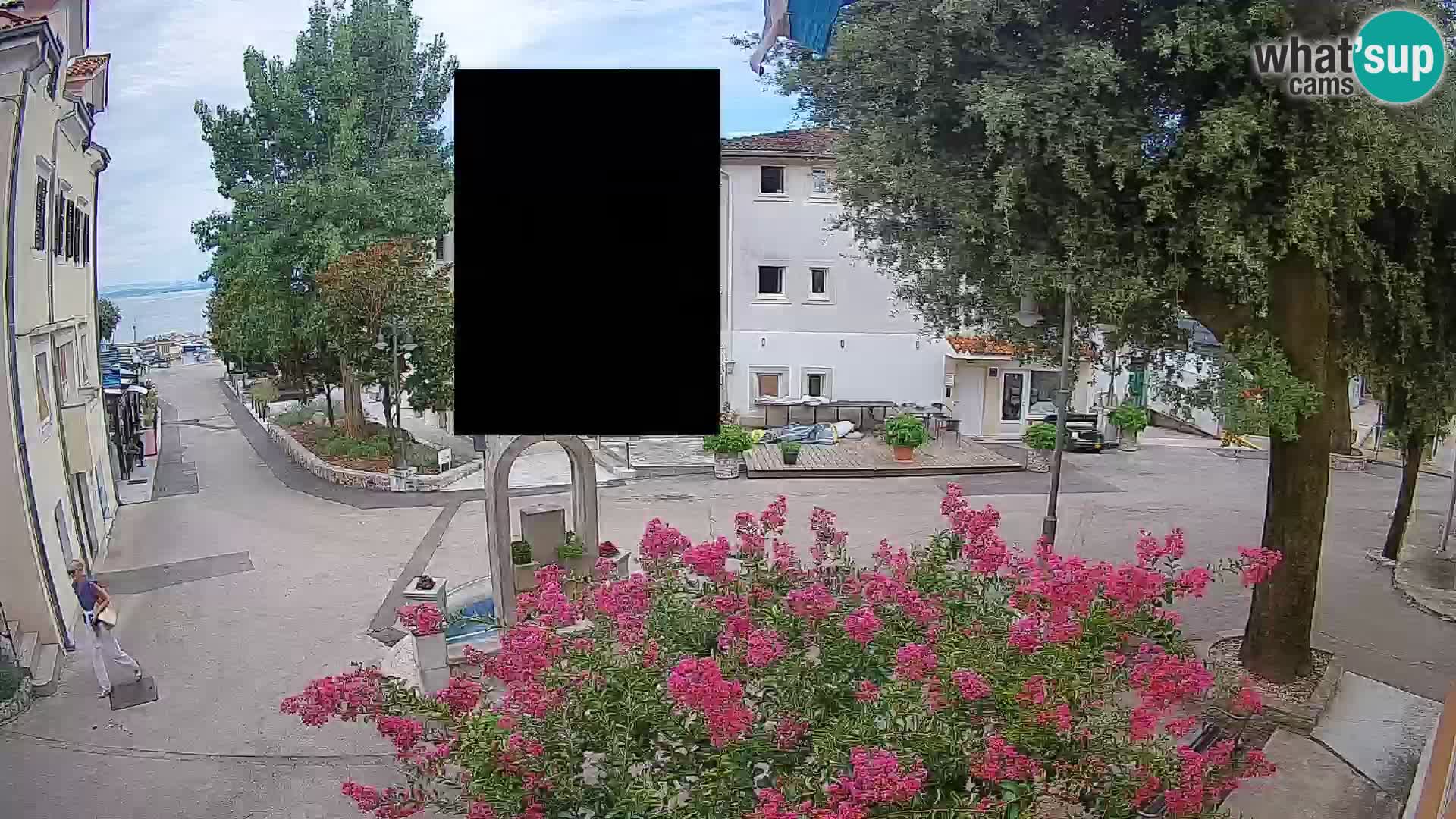 Webcam Mošćenička Draga Center – Live View of the Town Center